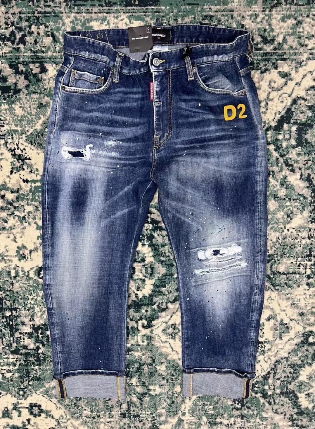 Dsquared2 Dsquared2 22FW BIG BROTHER Relaxed Ripped 90s 44-50 Size US 28 / EU 44 - 1 Thumbnail