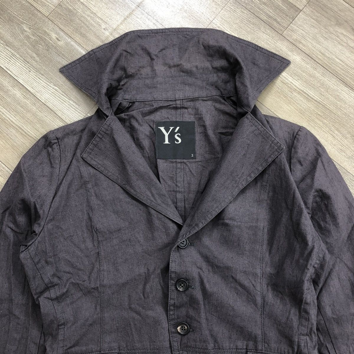 Y's 90s Vintage Yohji Yamamoto Y’s Cropped Jacket Luxury Design Size 38S - 3 Thumbnail