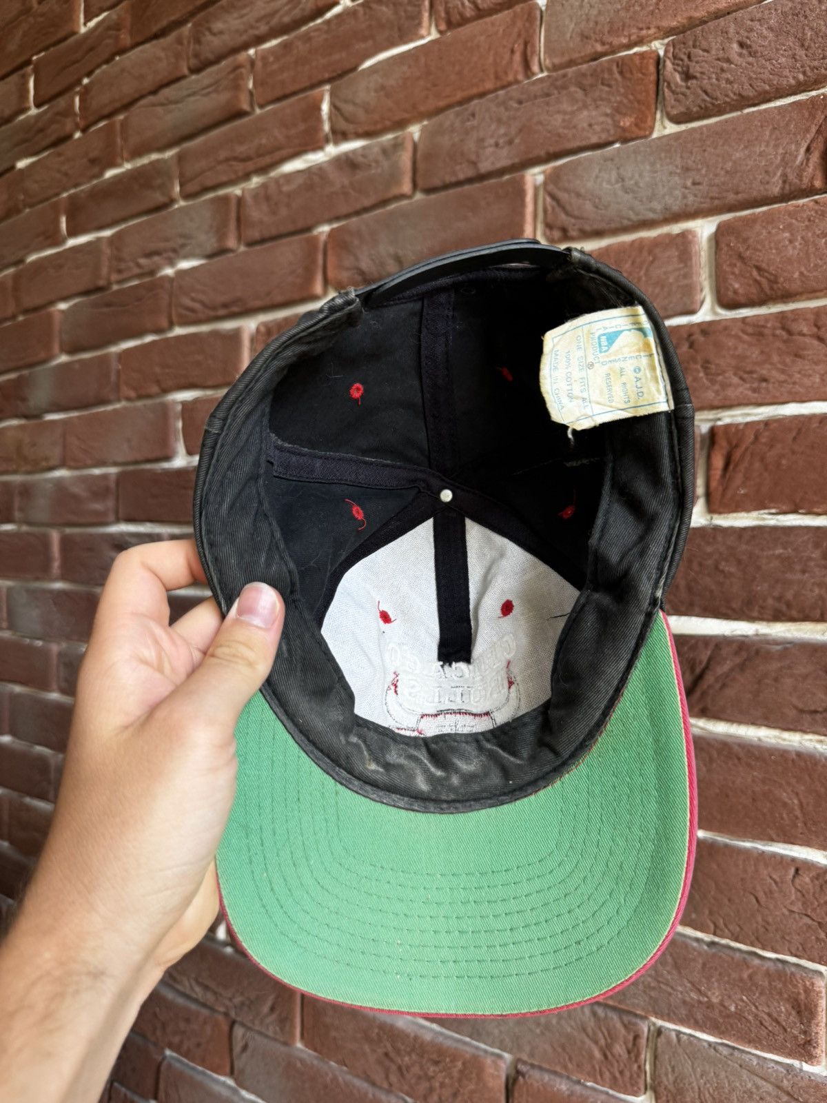 Vintage Vintage 90s Chicsgo Bulls NBA Basketball Hat Cap Size ONE SIZE - 6 Thumbnail