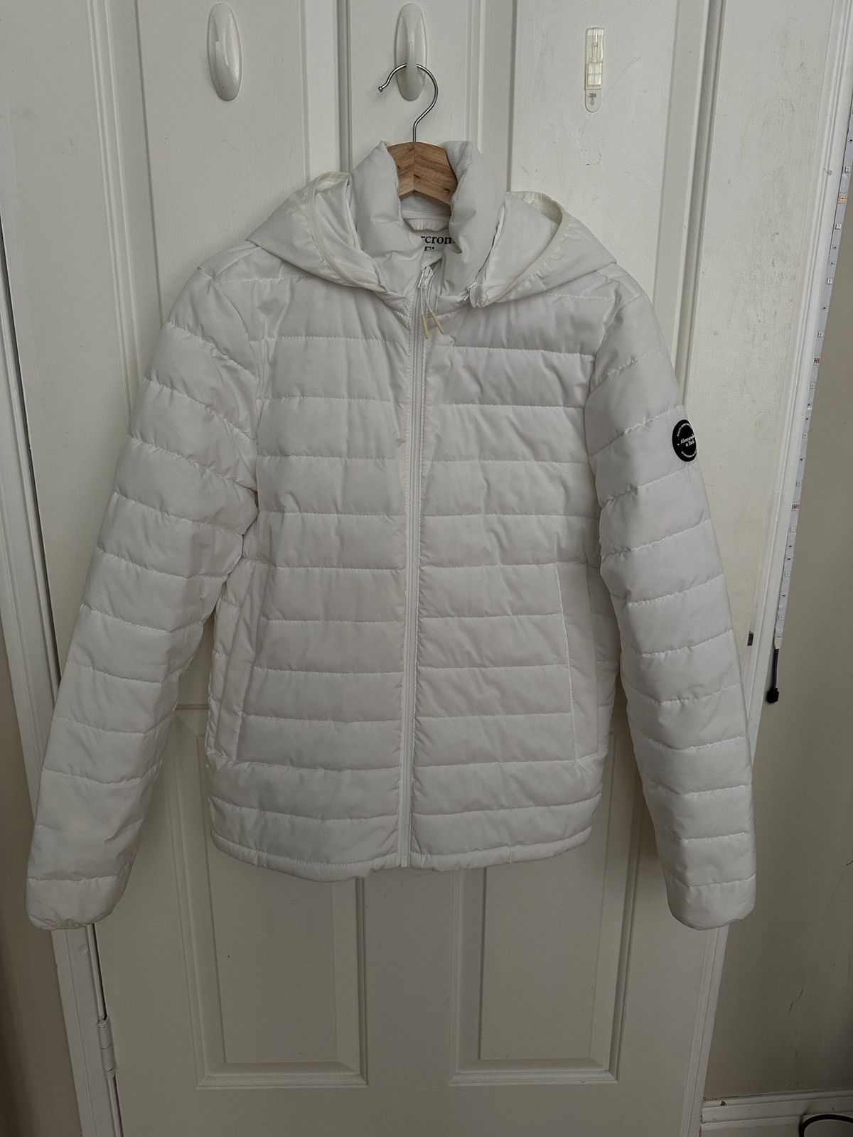 Abercrombie & Fitch Abercrombie&Fitch Mens White Jacket Size S Size US S / EU 44-46 / 1 - 5 Thumbnail