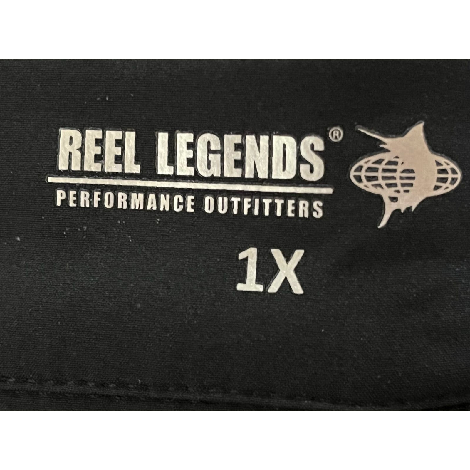 Vintage Reel Legends Women’s Shorts 1X Plus Black Drawstring Fishing Performance Activewear Size 40" / US 18 - 3 Thumbnail