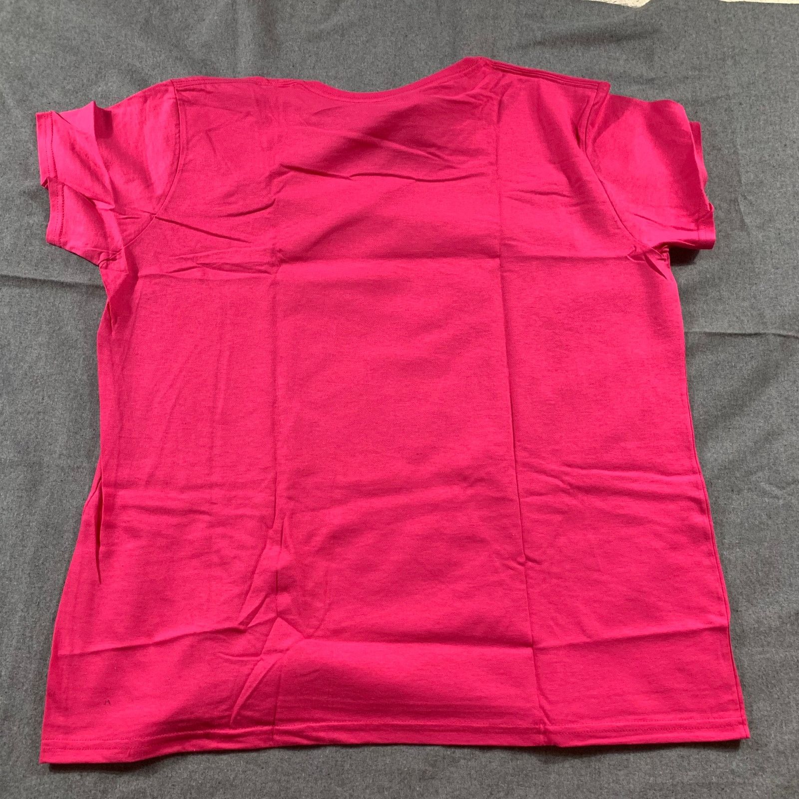 Gildan Houston Pink Shirt Women 2XL Casual T Shirt Ladies Size XXL / US 16-18 / IT 52-54 - 2 Thumbnail