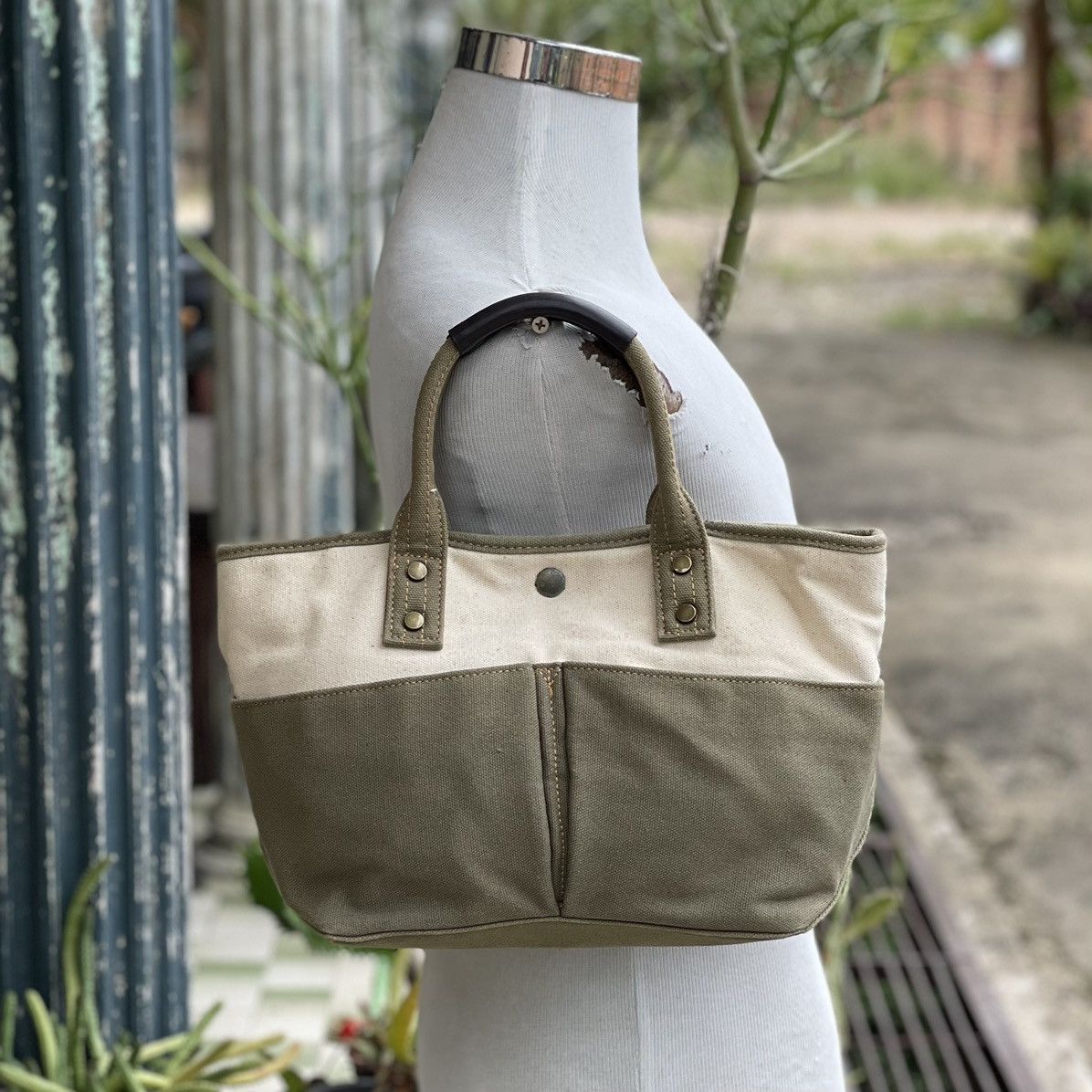 U.S. Polo Assn. US POLO ASSN Canvas Small Tote Size ONE SIZE - 4 Thumbnail