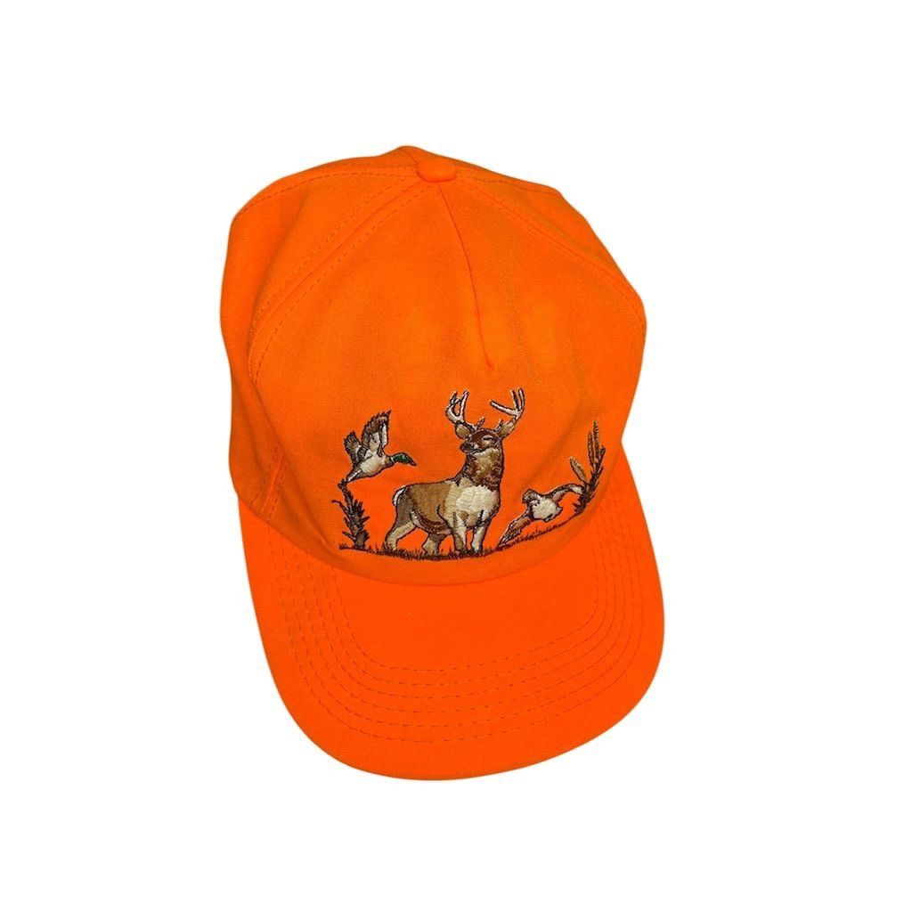 Winchester Winchester Vintage Blaze Orange Embroidered Snapback Hat Size ONE SIZE - 3 Thumbnail