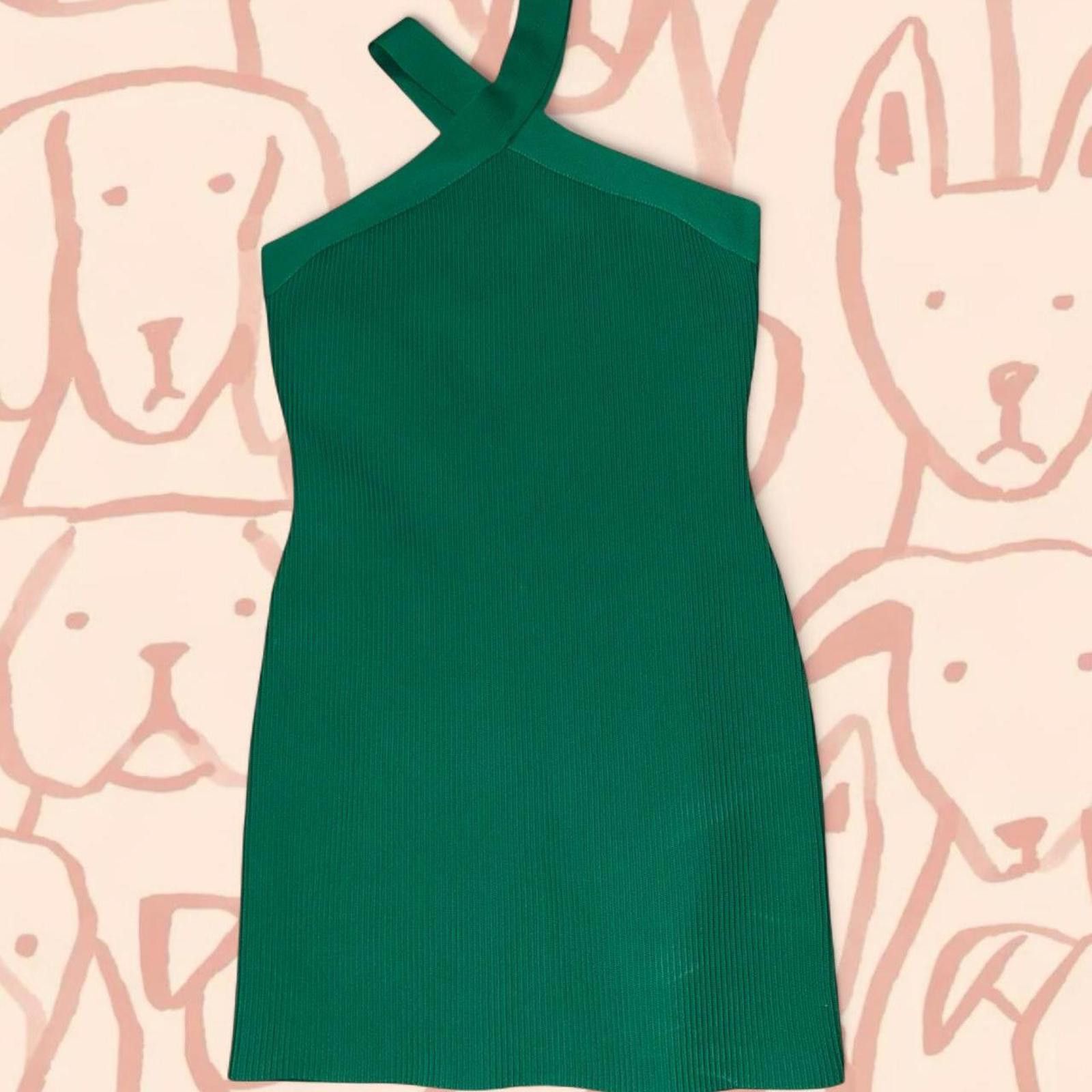 Designer Sincerely Jules ribbed bodycon dress Size L / US 10 / IT 46 - 1 Thumbnail