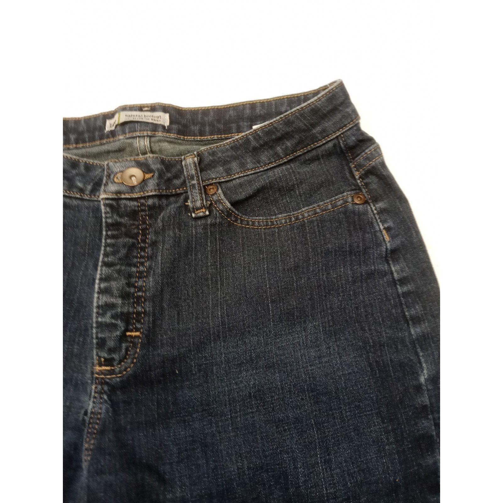 Lee Lee (12M)Women's Straight Boot Cut Blue Denim Jeans Size 34" / US 12 / IT 48 - 3 Thumbnail