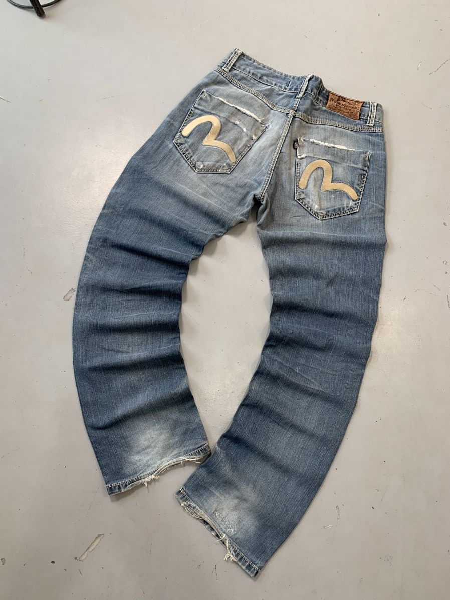 Japanese Brand Vintage Evisu inspired denim Size US 32 / EU 48 - 1 Thumbnail
