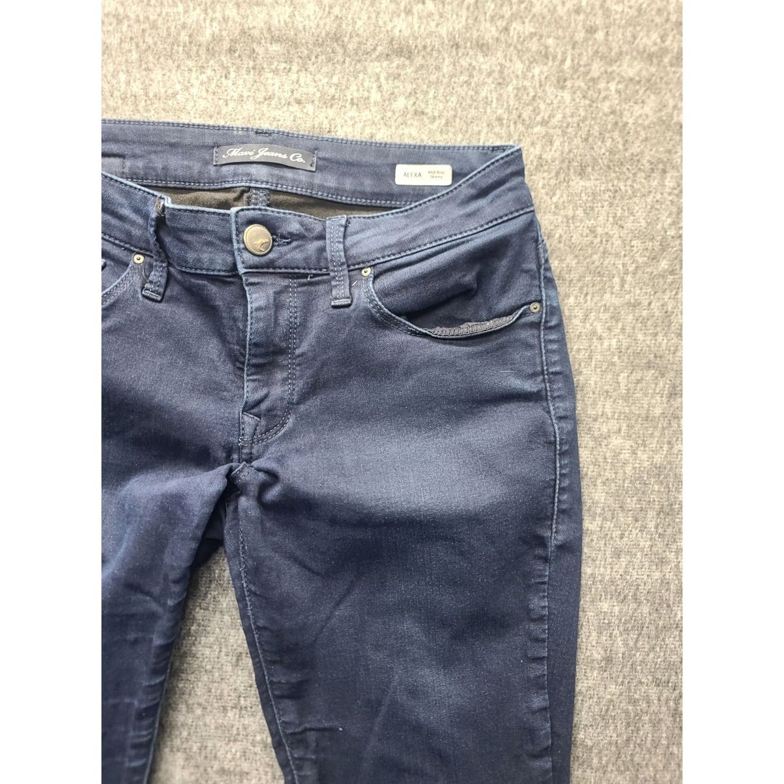 Mavi Mavi Jeans Womens 8 Skinny Fit Mid Rise Distressed Indigo Wash 28x28 Alexa Skinny Jeans Women Size 8 Slim Denim City Metal Preppy N/A Size 30" / US 8 / IT 44 - 7 Thumbnail