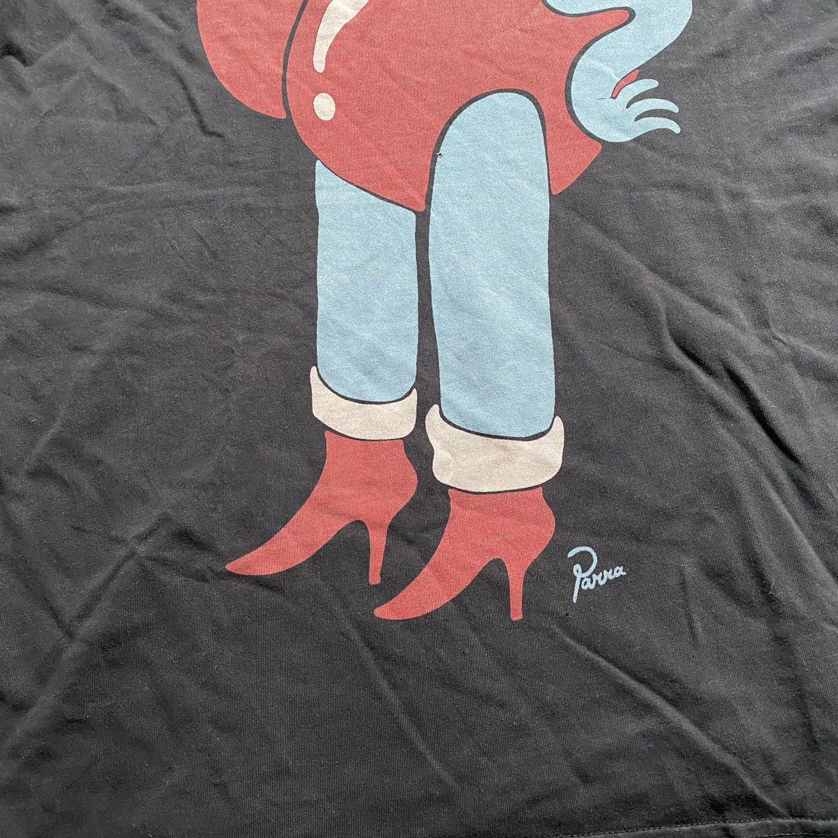 Parra PARRA CHERRY GIRL ART PRINT FADED T SHIRT Size US L / EU 52-54 / 3 - 3 Thumbnail
