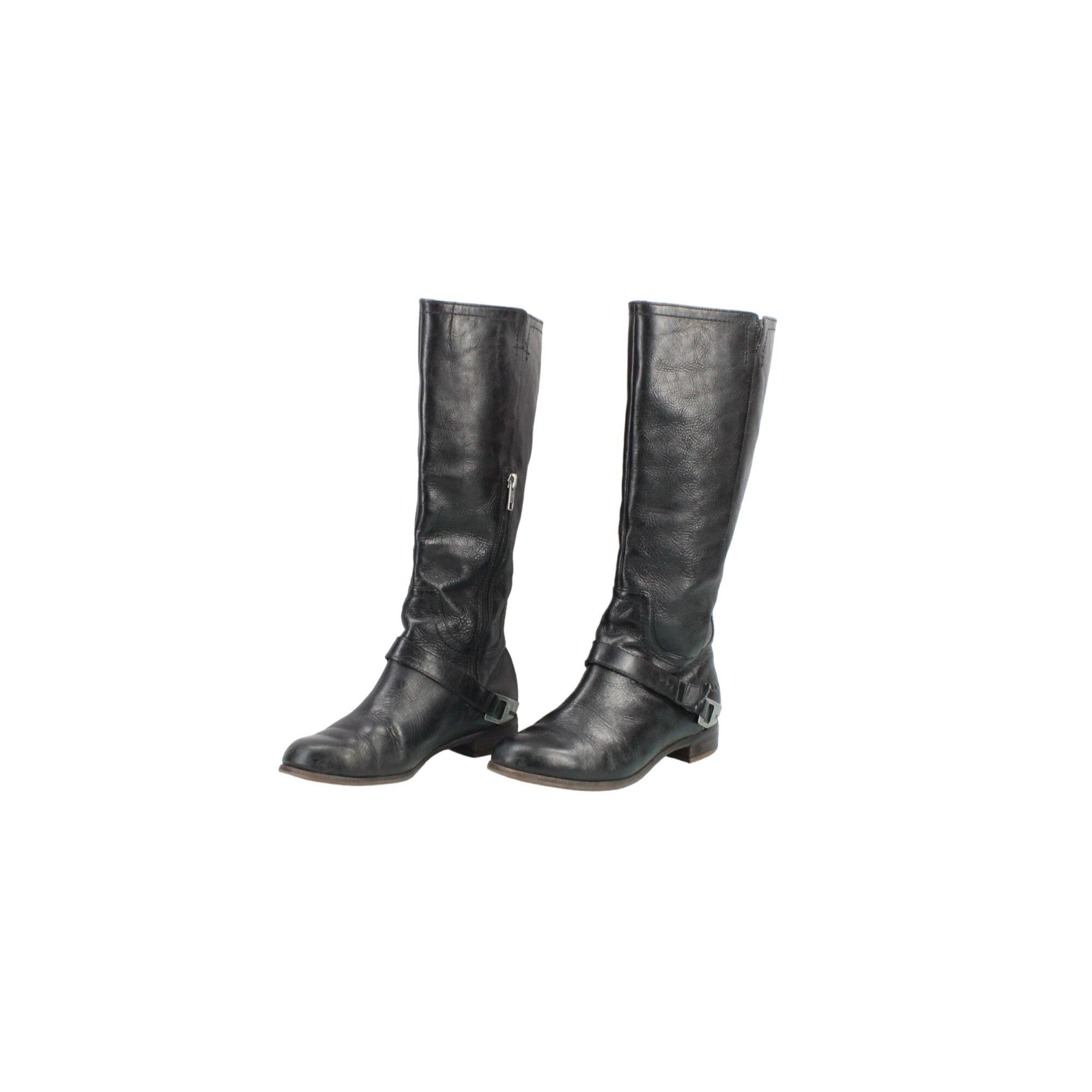 Leather × Ugg UGG Australia Channing II Knee High Riding Boots Size US 6.5 / IT 36.5 - 2 Thumbnail