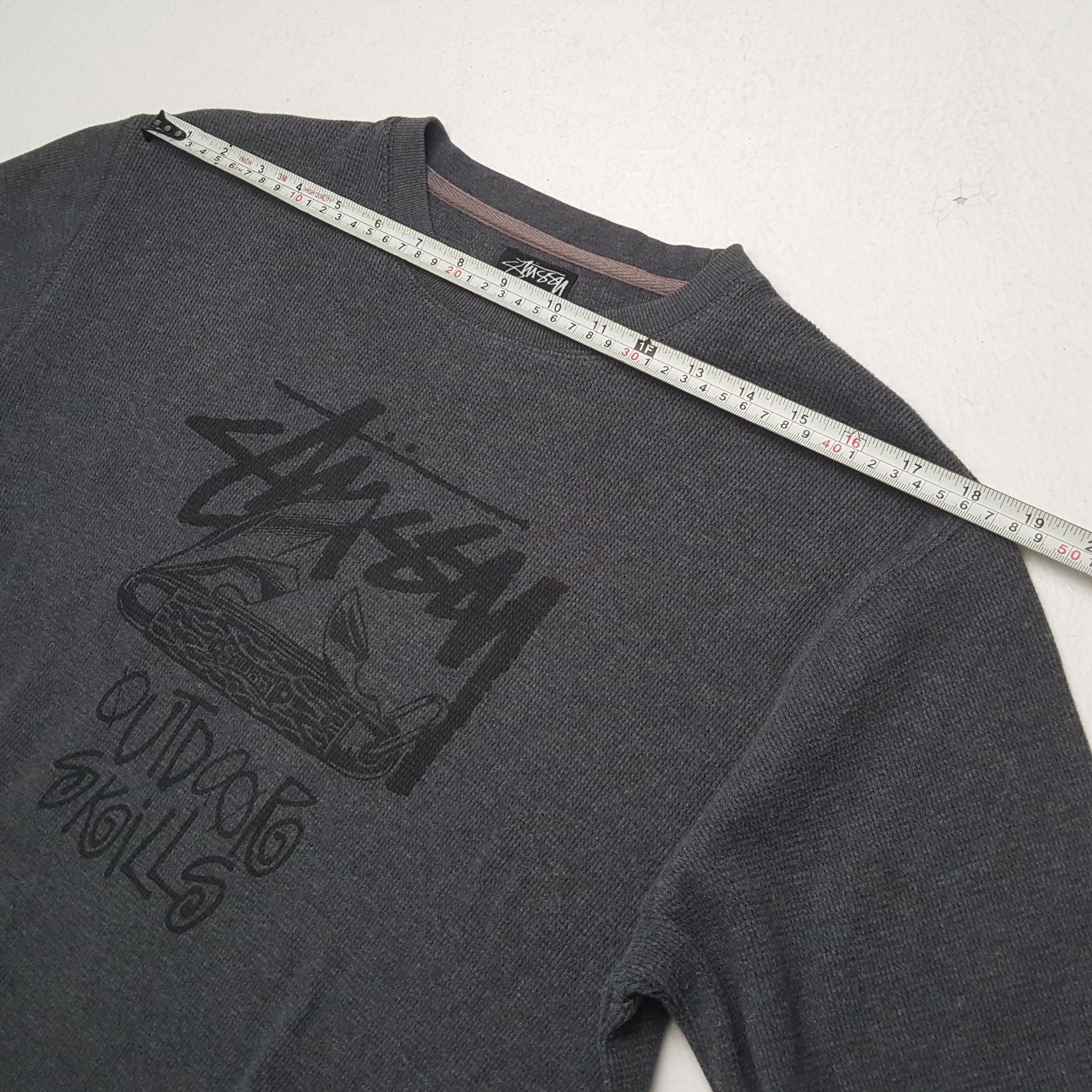 Stussy × Vintage Vintage STUSSY Streetwear Skateboard Style Sweatshirts Size US M / EU 48-50 / 2 - 5 Thumbnail