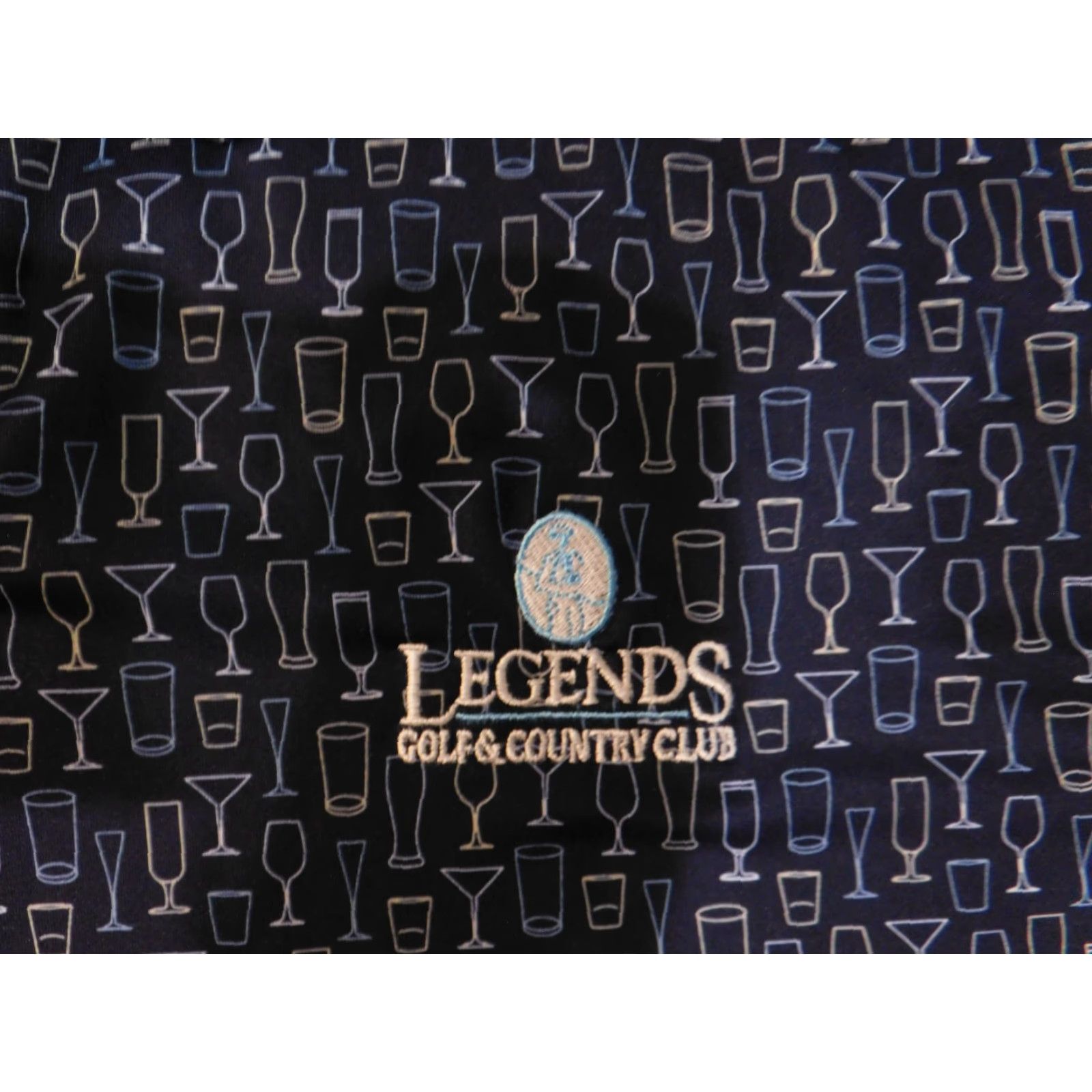 Footjoy FootJoy Polo Shirt Mens XL Blue Legends Golf & Country Club Graphic Print Short Sleeve Golf Size US XL / EU 56 / 4 - 5 Thumbnail
