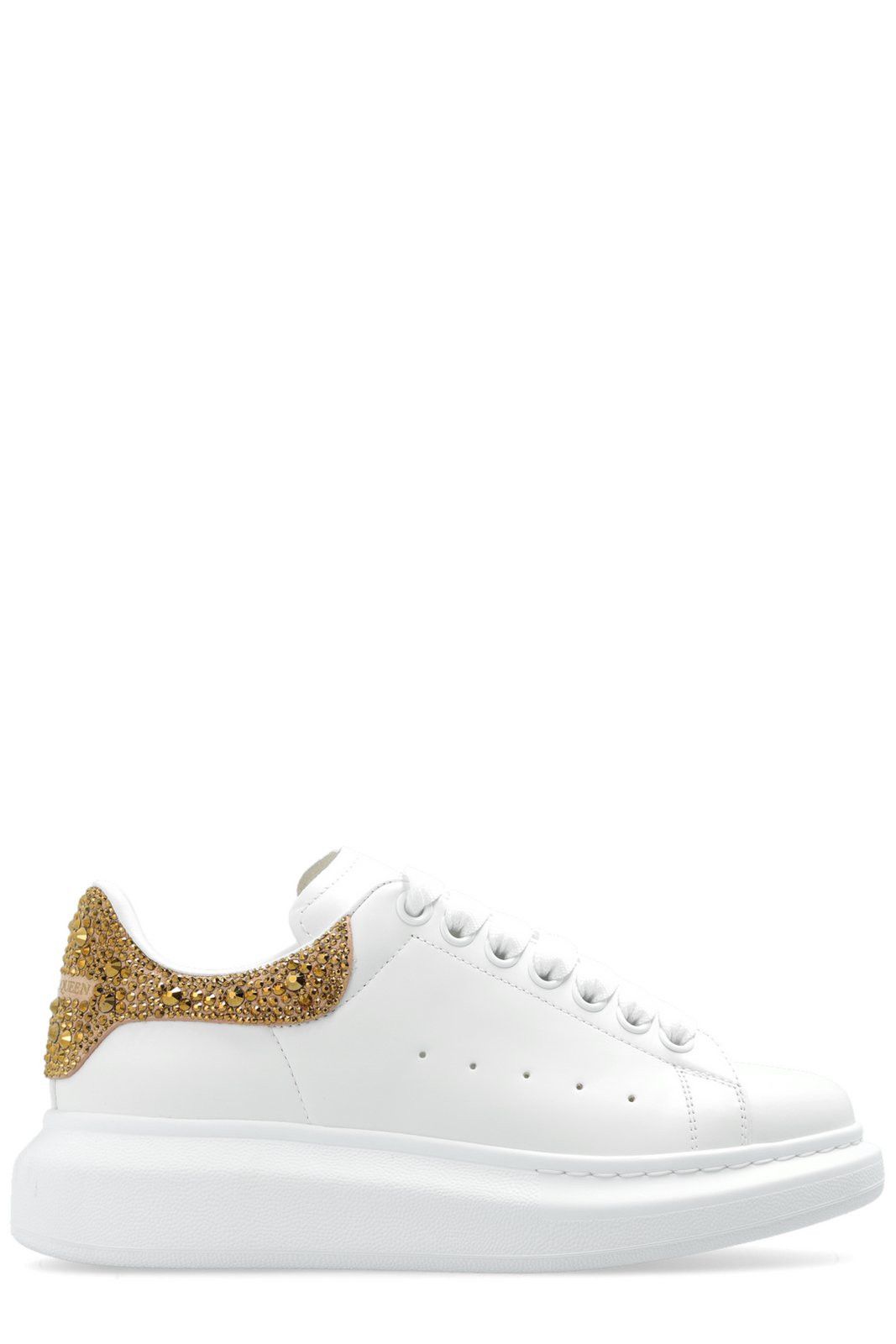 Alexander McQueen Oversized Sneaker 'White Calico Glitter' Size US 8.5 / IT 38.5 - 1 Thumbnail