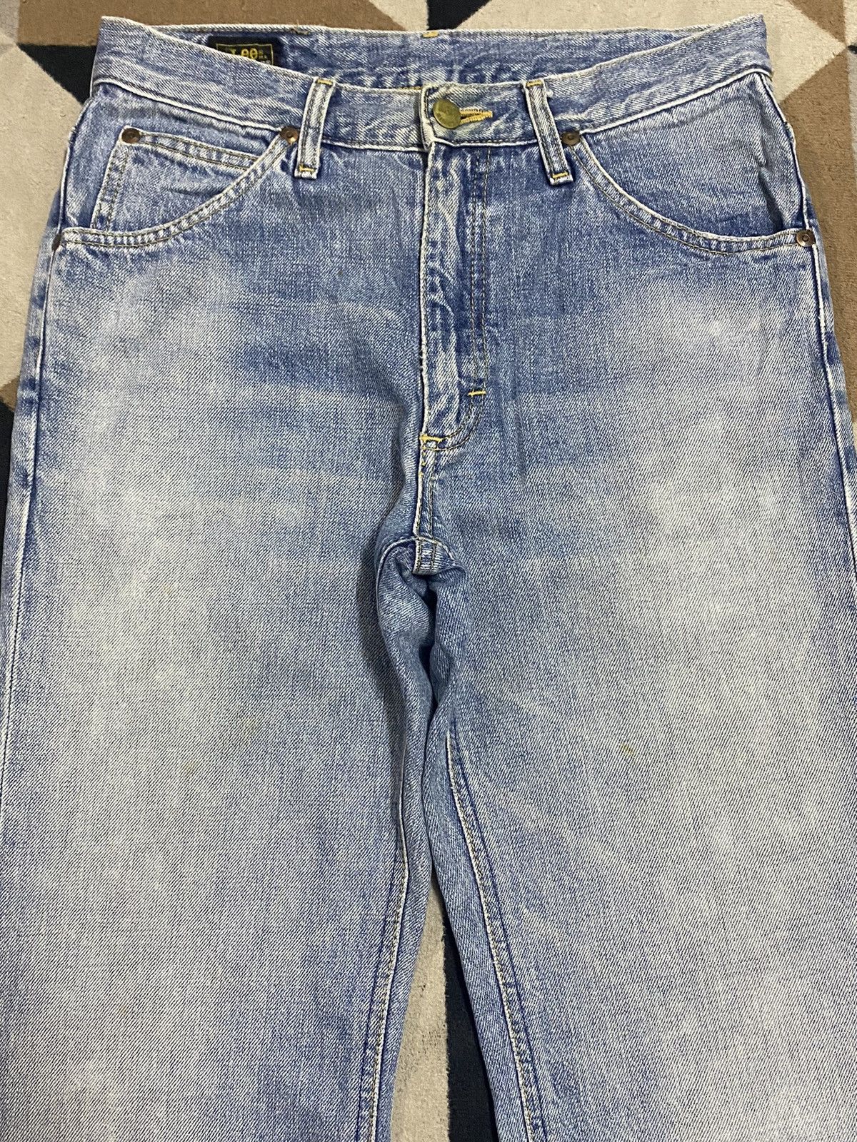 Lee Vintage Lee Riders Faded Wash Distressed Bootcut Jeans Size US 28 / EU 44 - 3 Thumbnail