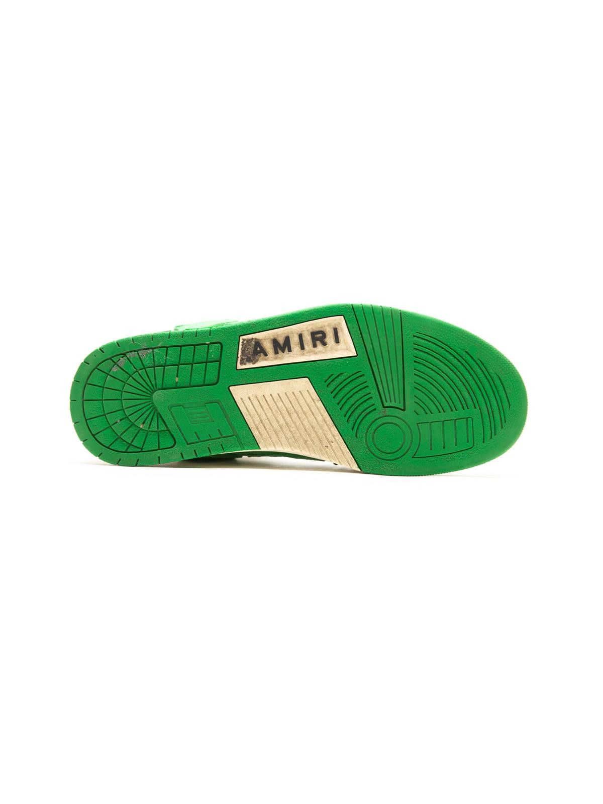 Amiri Amiri Skel Top Green Low Sneaker Trainers Size US 9 / EU 42 - 6 Thumbnail
