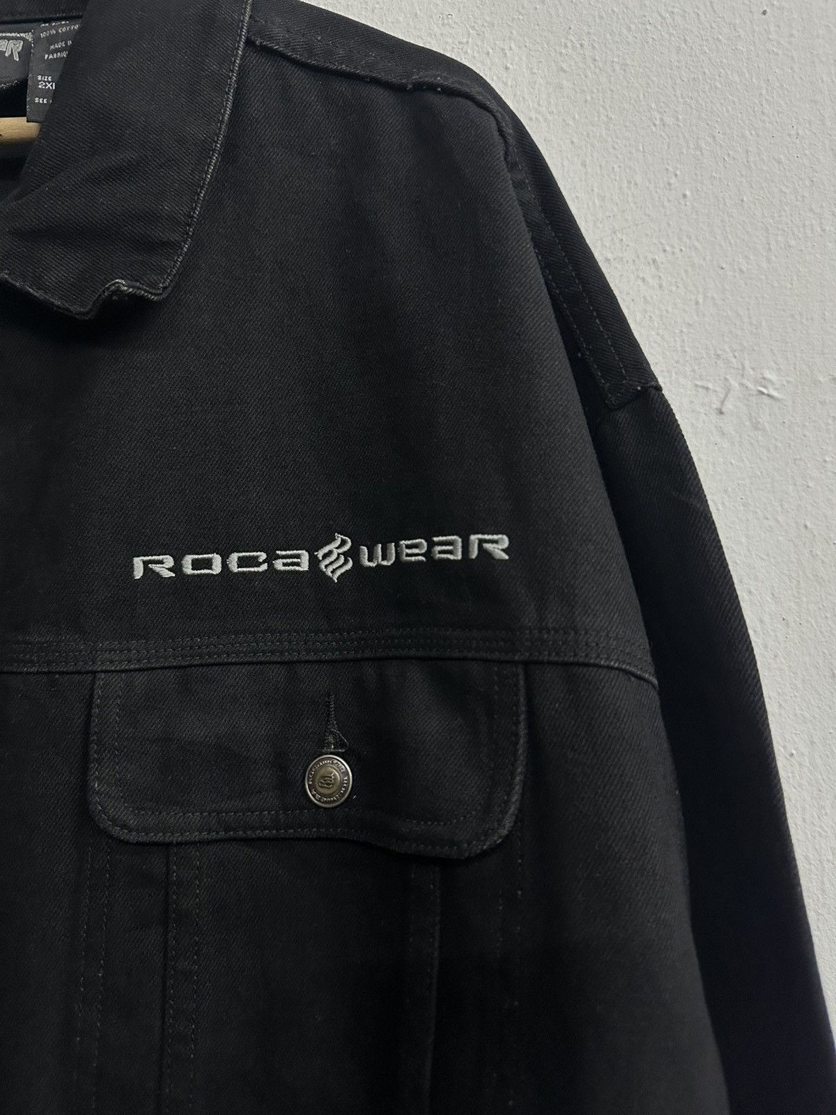 Rocawear Y2K JAYZ ROCAWEAR TRIPLE BLACK DENIM Jacket Size US XXL / EU 58 / 5 - 11 Thumbnail
