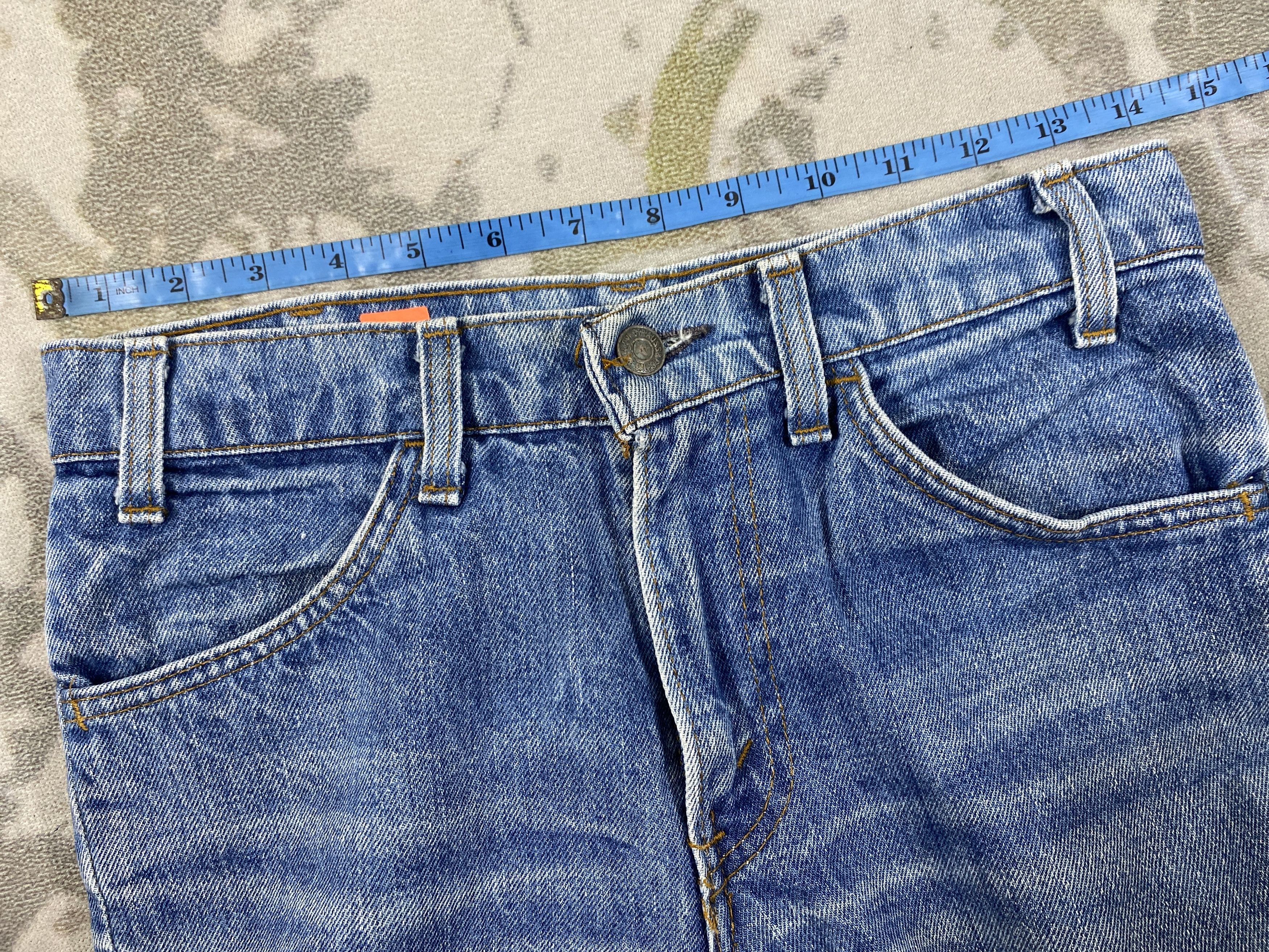 Levi's 80's Distressed Mudwash Vintage Levi's 646 Flare Orange Tab Size US 29 - 9 Thumbnail