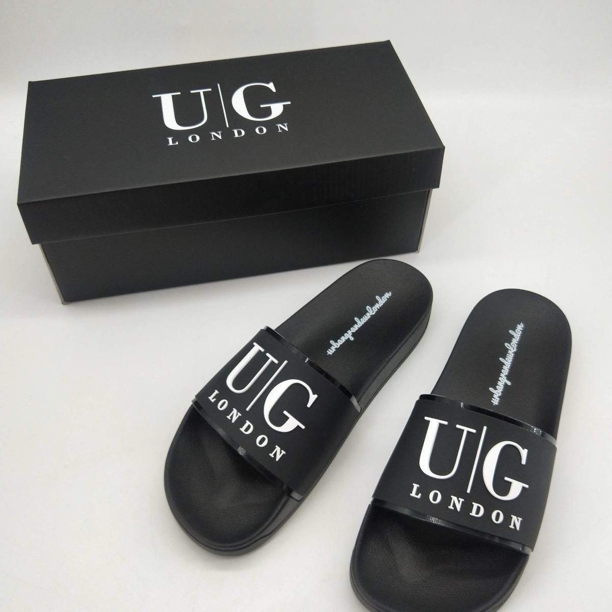 Other Urban Grandeur London Black Sliders | Unisex Size US 7.5 / IT 37.5 - 4 Thumbnail