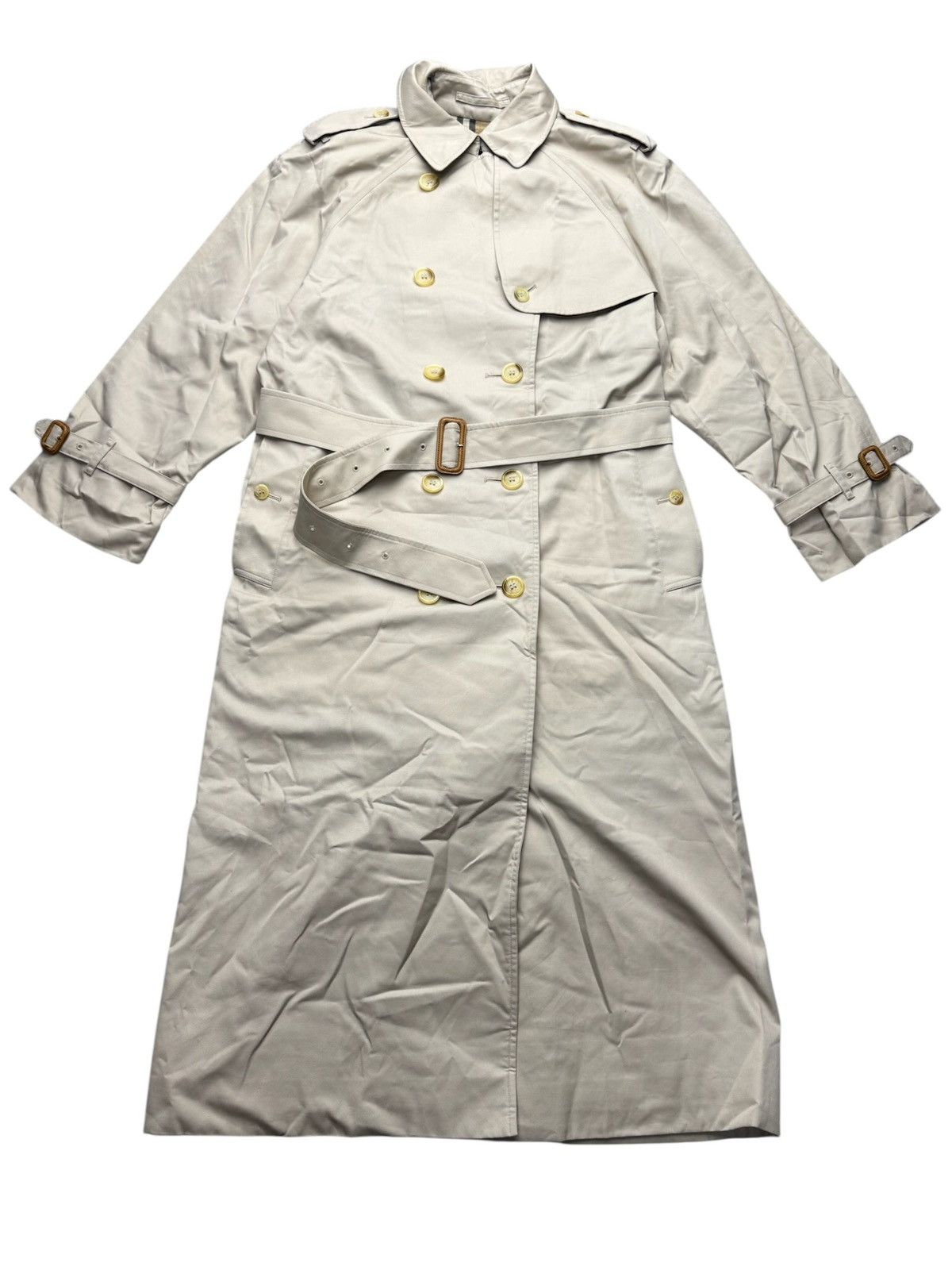 Burberry Burberry Waterloo Long Beige Vintage Trench Coat #2023 Size S / US 4 / IT 40 - 2 Thumbnail