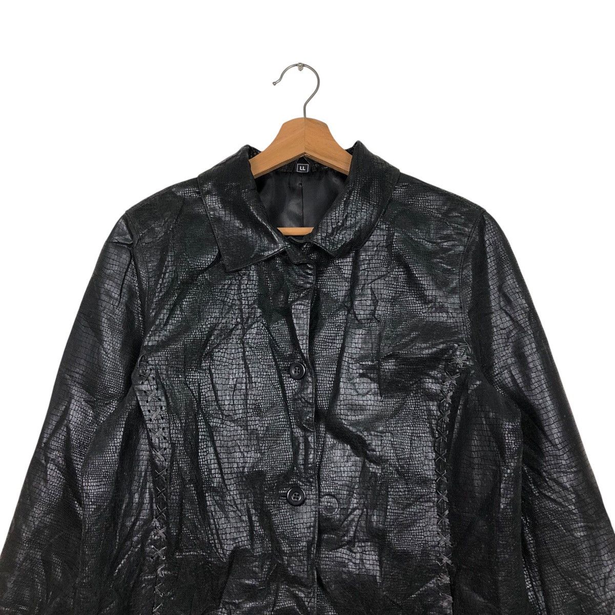 Japanese Brand 📌Vintage Biker Leather Jacket Captious Person Issey Miyake Size US L / EU 52-54 / 3 - 4 Thumbnail