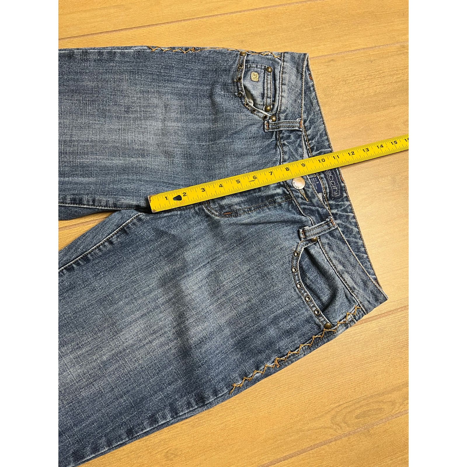 Vintage Vintage BACCINI Women's Sz 8 Mid Rise Flared Y2K western Size 30" / US 8 / IT 44 - 6 Thumbnail