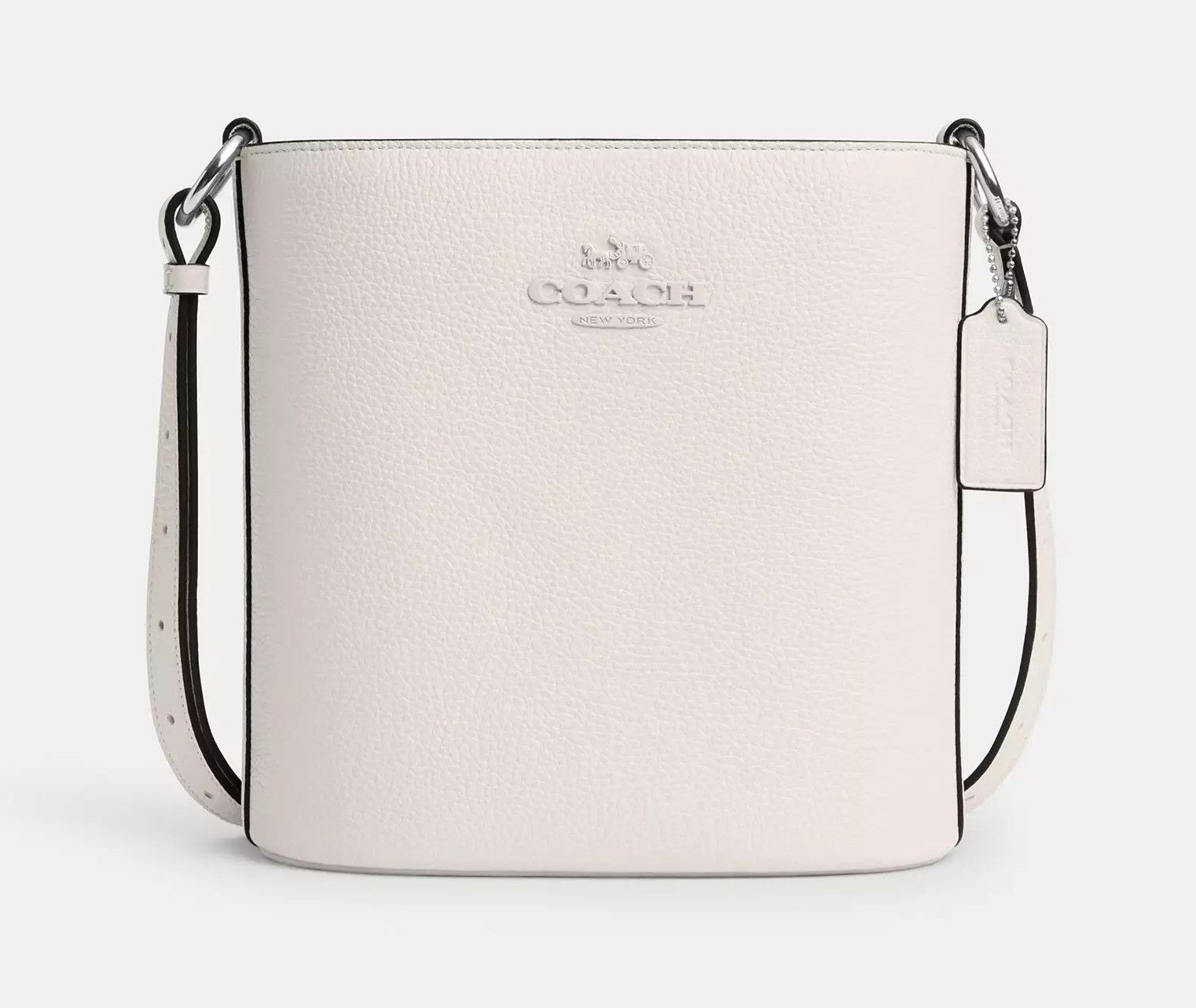 image of Coach Sophie Bucket Bag Cr153 in Silver/Chalk, Women's