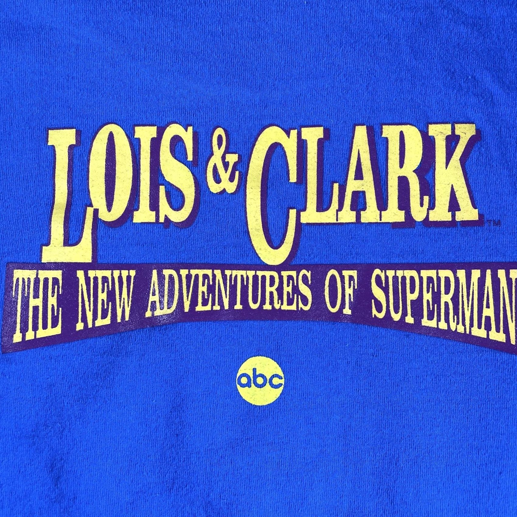 Fruit Of The Loom VINTAGE Superman Shirt Mens XL Blue Lois & Clark Promo tee DC Comics TV Show 90s Size US XL / EU 56 / 4 - 6 Thumbnail