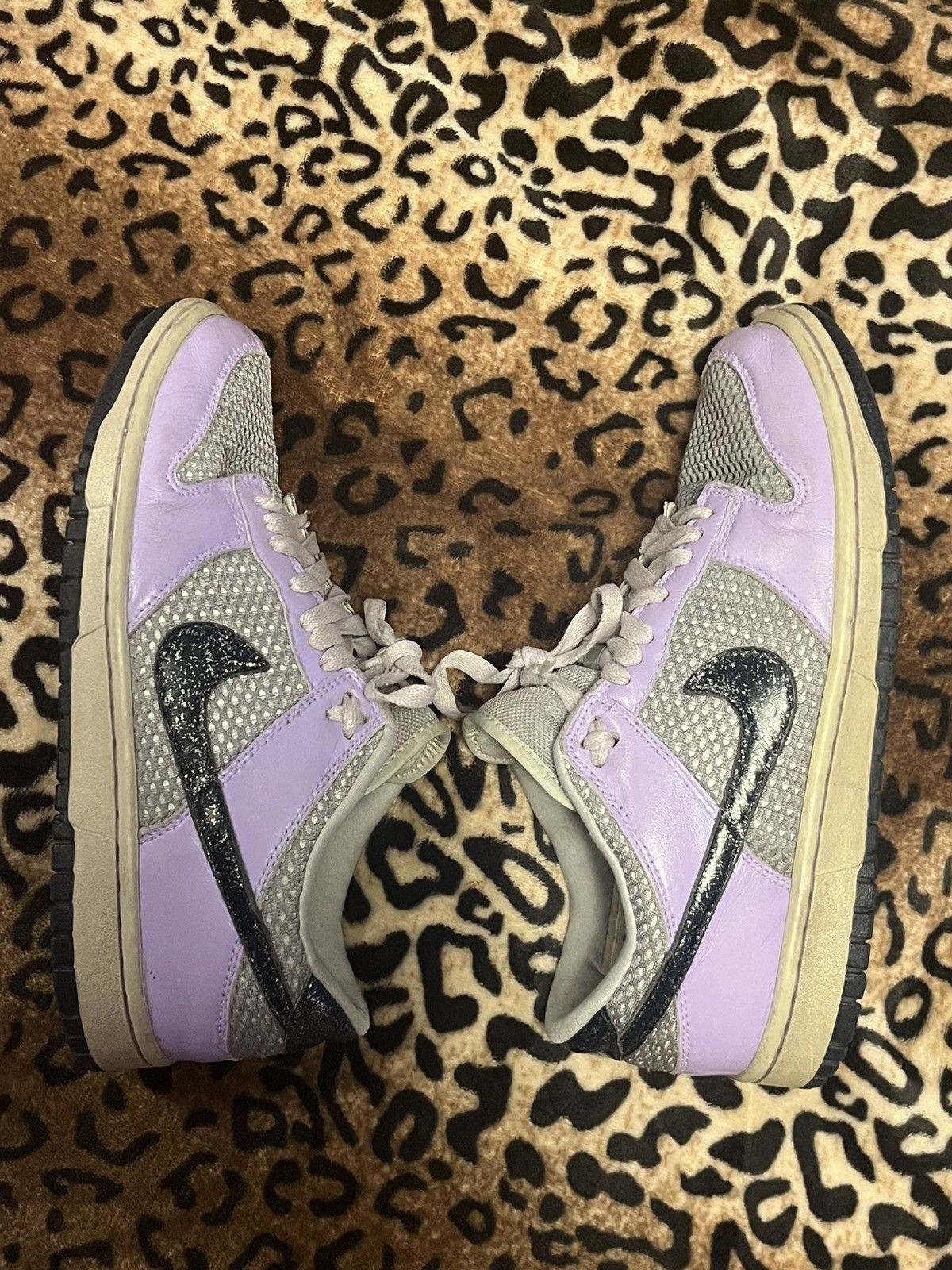 Nike Nike Dunk Low Vintage Lilac Purple Grey Rare Reflective Size US 7 / EU 40 - 1 Thumbnail