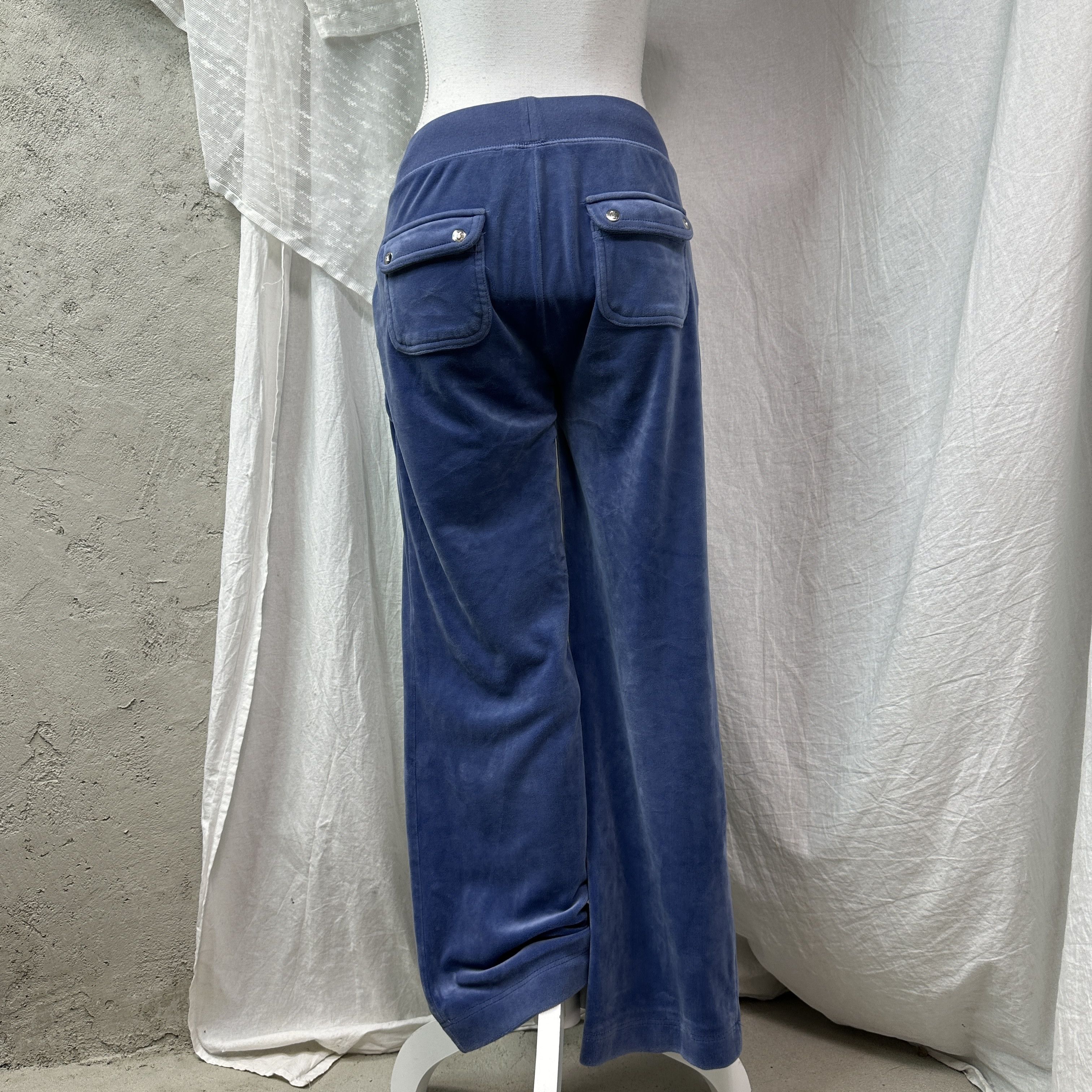 Juicy Couture Vintage Velvet Streetwear Juicy Couture Sweatpants Y2K Size 24" / US 00 / IT 34 - 8 Thumbnail