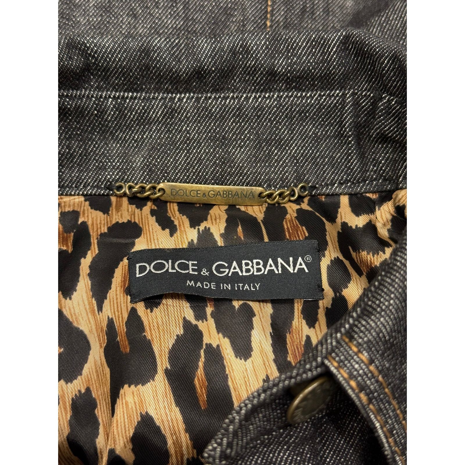 Dolce & Gabbana 2002 Dolce & Gabbana butterfly denim jacket Size US S / EU 44-46 / 1 - 9 Thumbnail