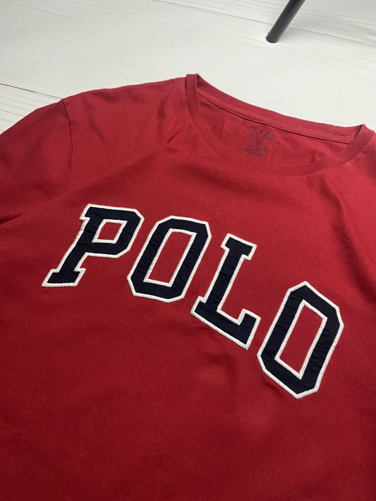 Polo Ralph Lauren × Vintage Vintage Polo Ralph Lauren Big Logo USA patch y2k Long sleeve Size US M / EU 48-50 / 2 - 5 Thumbnail