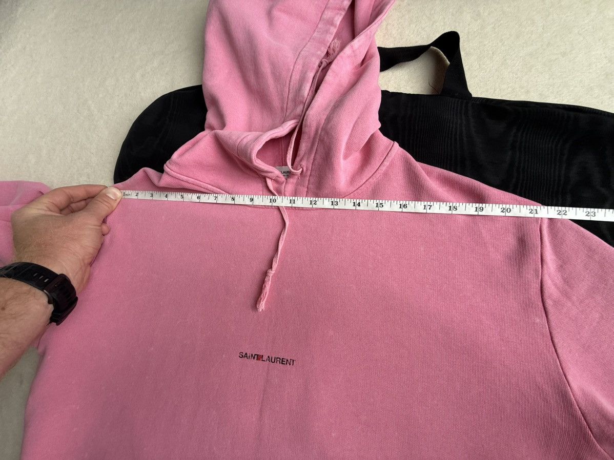 Saint Laurent Paris $990 Saint Laurent Rive Gauche logo hoodie rare XL grail Size US XL / EU 56 / 4 - 4 Thumbnail