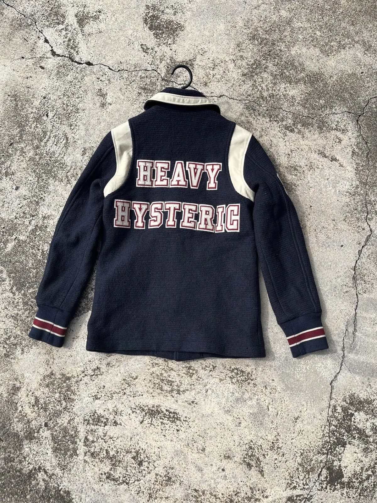Hysteric Glamour Heavy Hysteric Wool Varsity Letterman Jacket Size US S / EU 44-46 / 1 - 1 Thumbnail