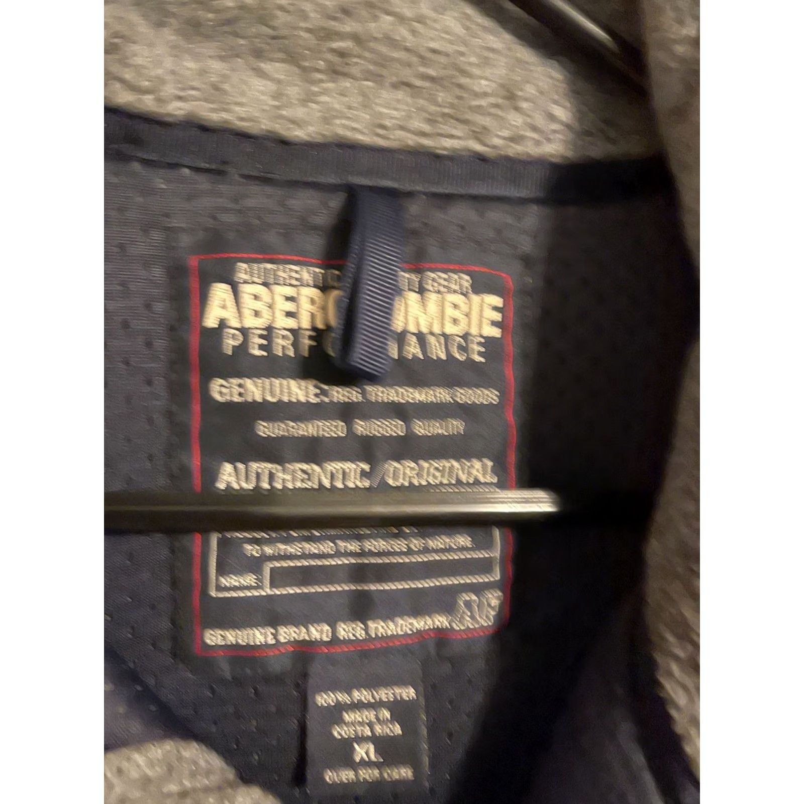 Abercrombie & Fitch VINTAGE Abercrombie & Fitch Performance Fleece Vest Jacket Gray/Black Men's XL Size US XL / EU 56 / 4 - 4 Thumbnail