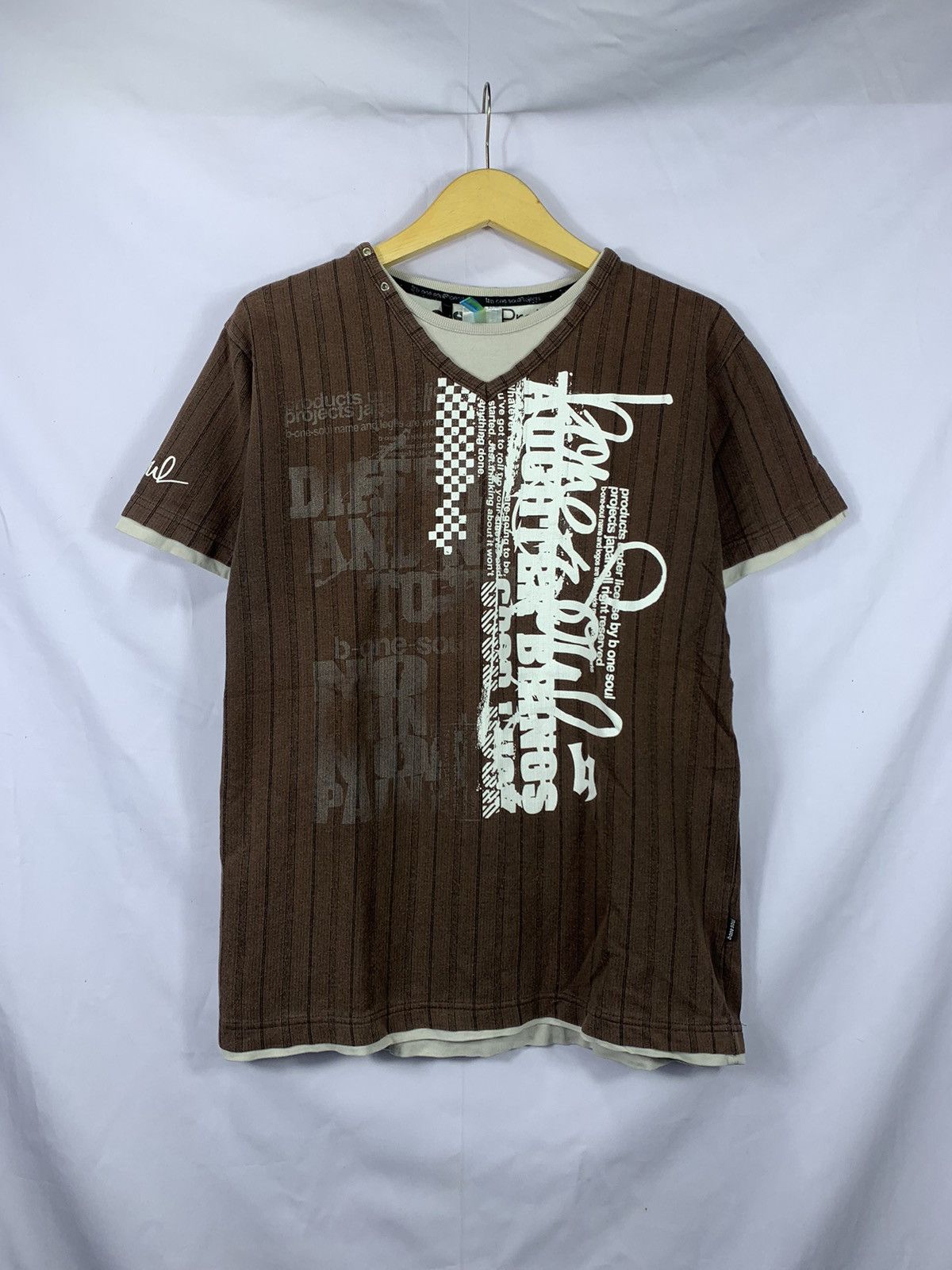 Hysteric Glamour B one soul Double Layers Gothic Poem Sleeve Size US L / EU 52-54 / 3 - 1 Thumbnail