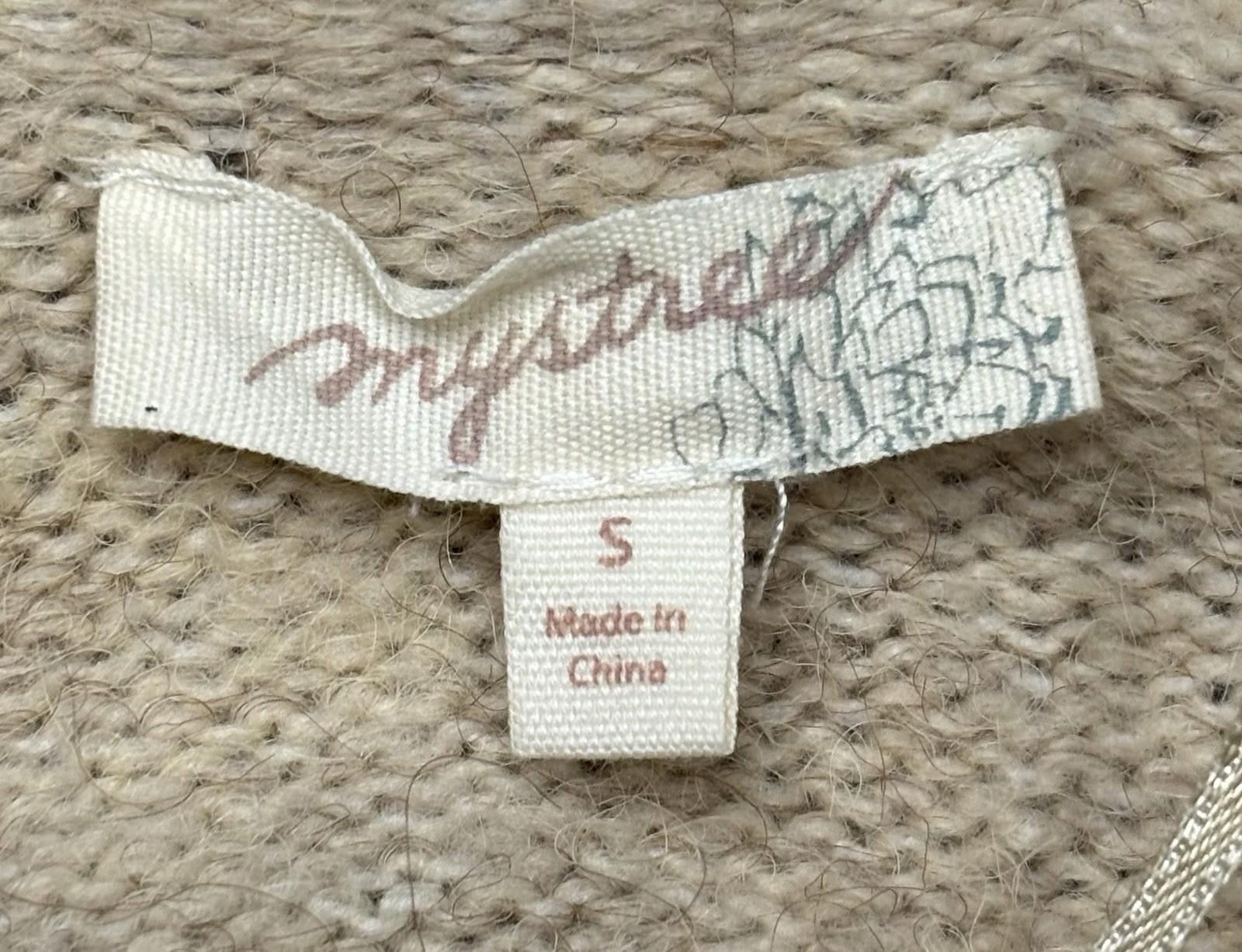 Other Mystree Cardigan Sweater Womens Small Geometric Knit Wool Size S / US 4 / IT 40 - 2 Thumbnail