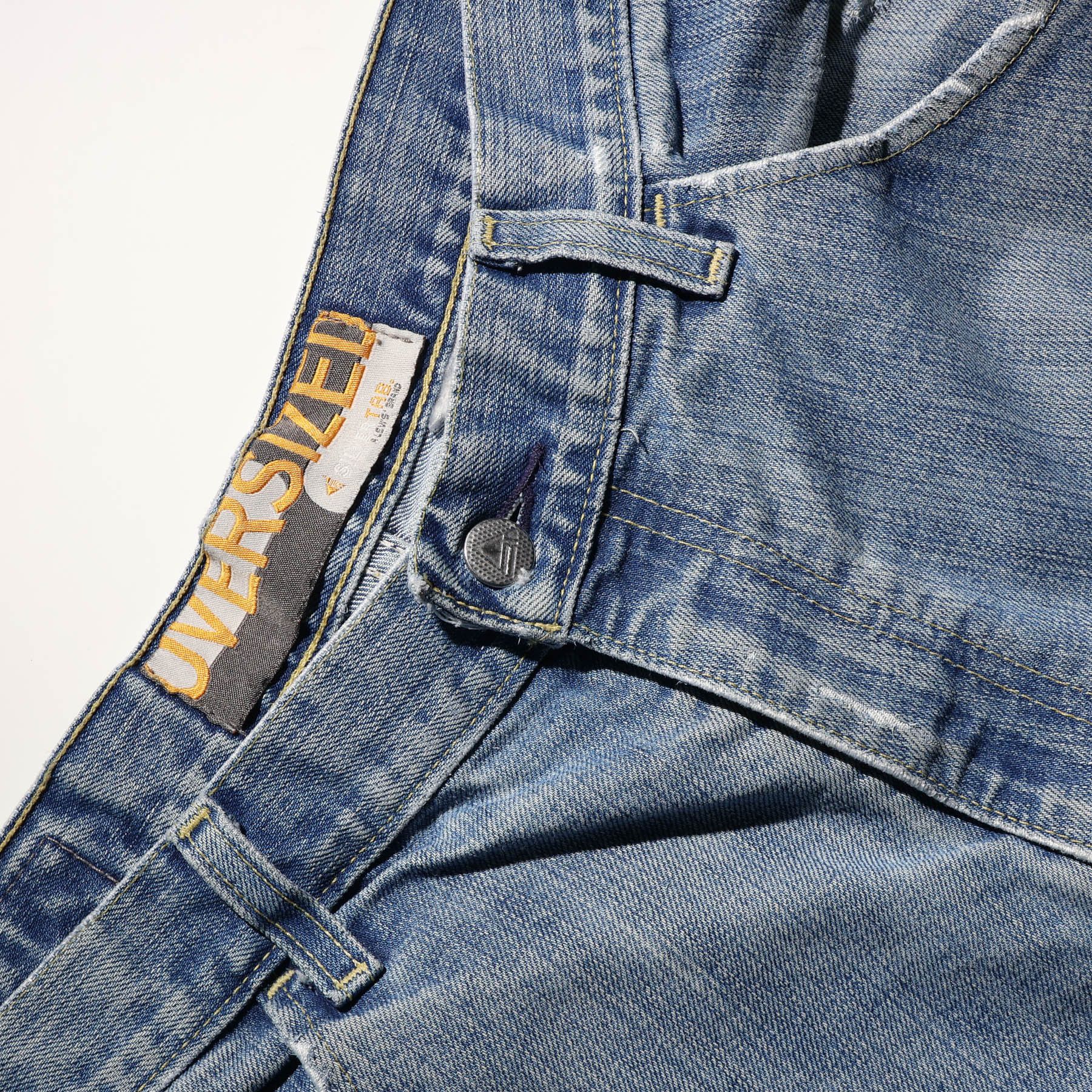 Levi's Vintage Clothing Vintage Y2K Levi's SilverTab Distressed Denim Jorts Shorts Size US 30 / EU 46 - 3 Thumbnail