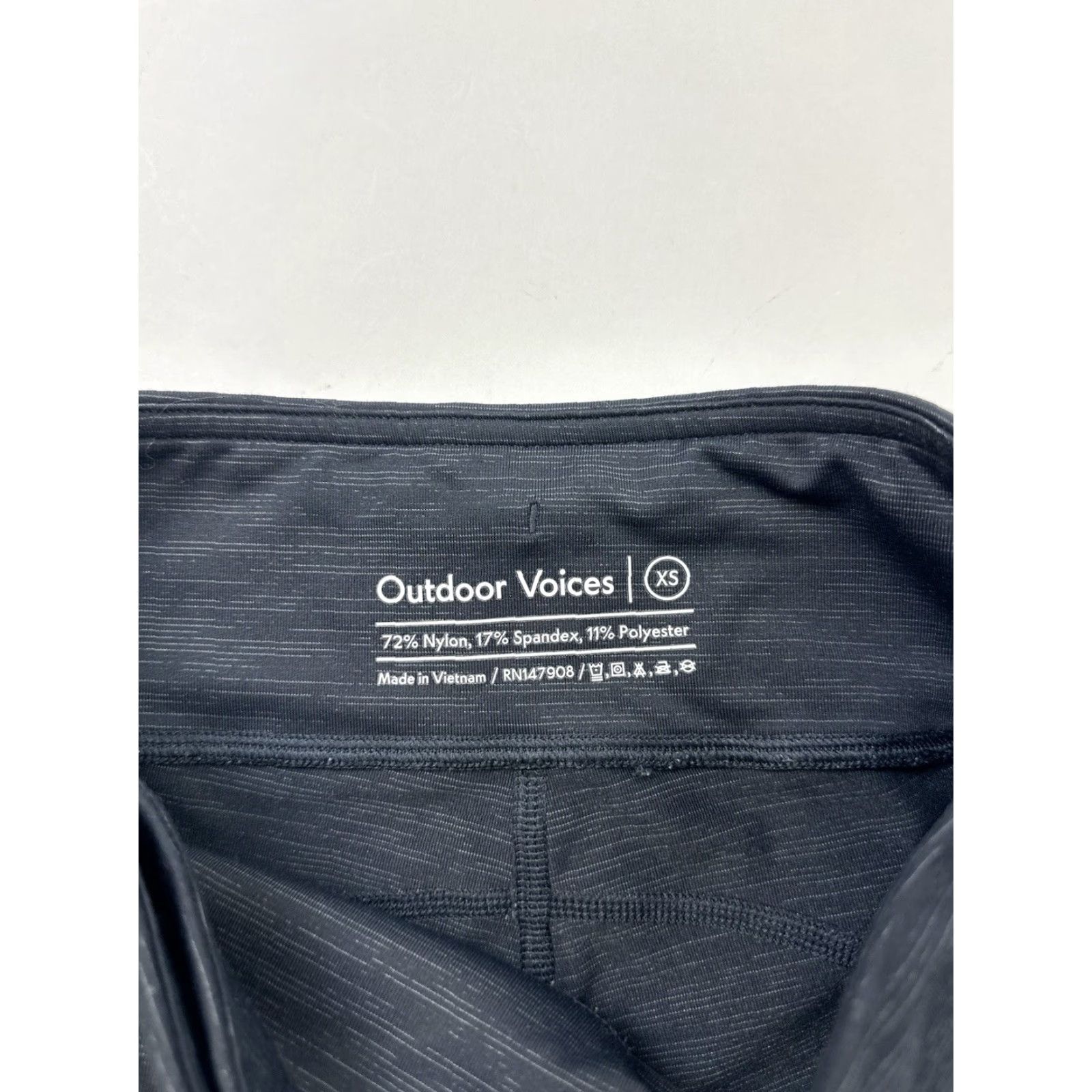 Outdoor Voices Outdoor Voices Leggings Women’s XS Black Grey Yoga Hiking Running Palates Size 26" / US 2 / IT 38 - 3 Thumbnail