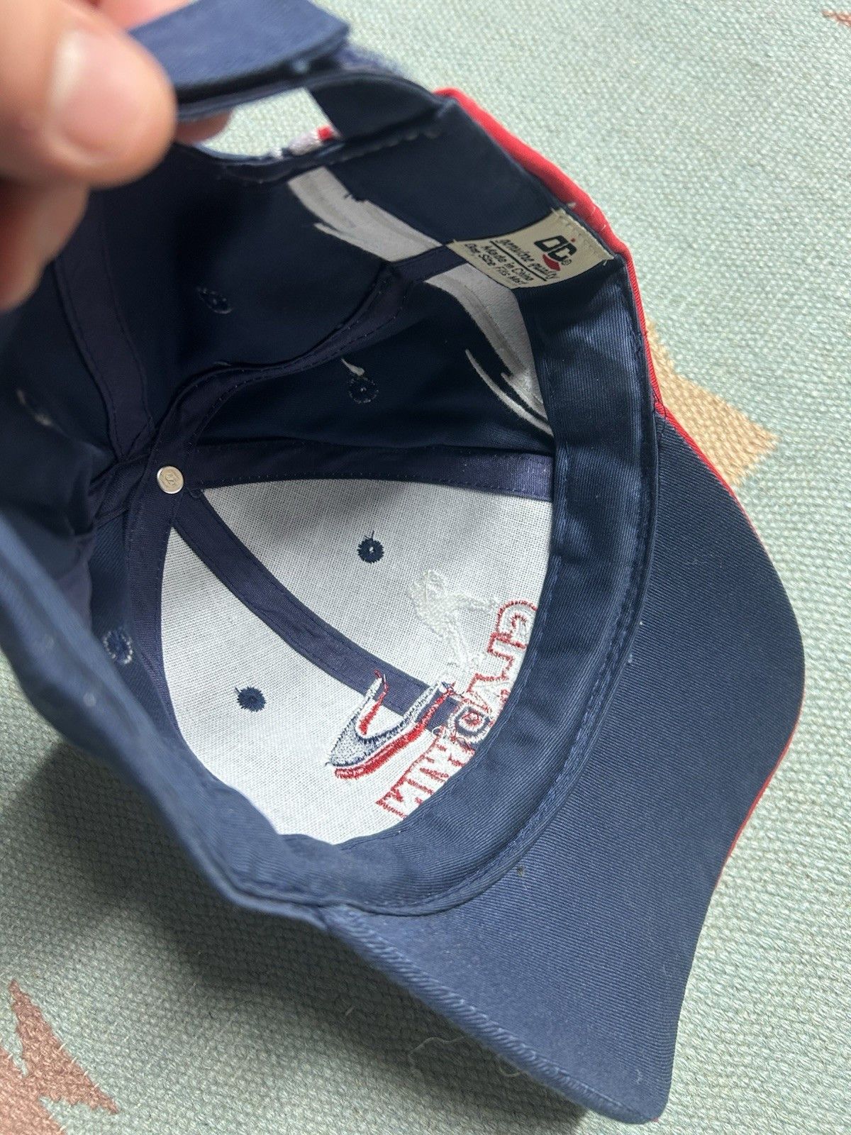 Vintage Vtg hat Gladwin area hockey association Michigan swirl wave Size ONE SIZE - 7 Thumbnail