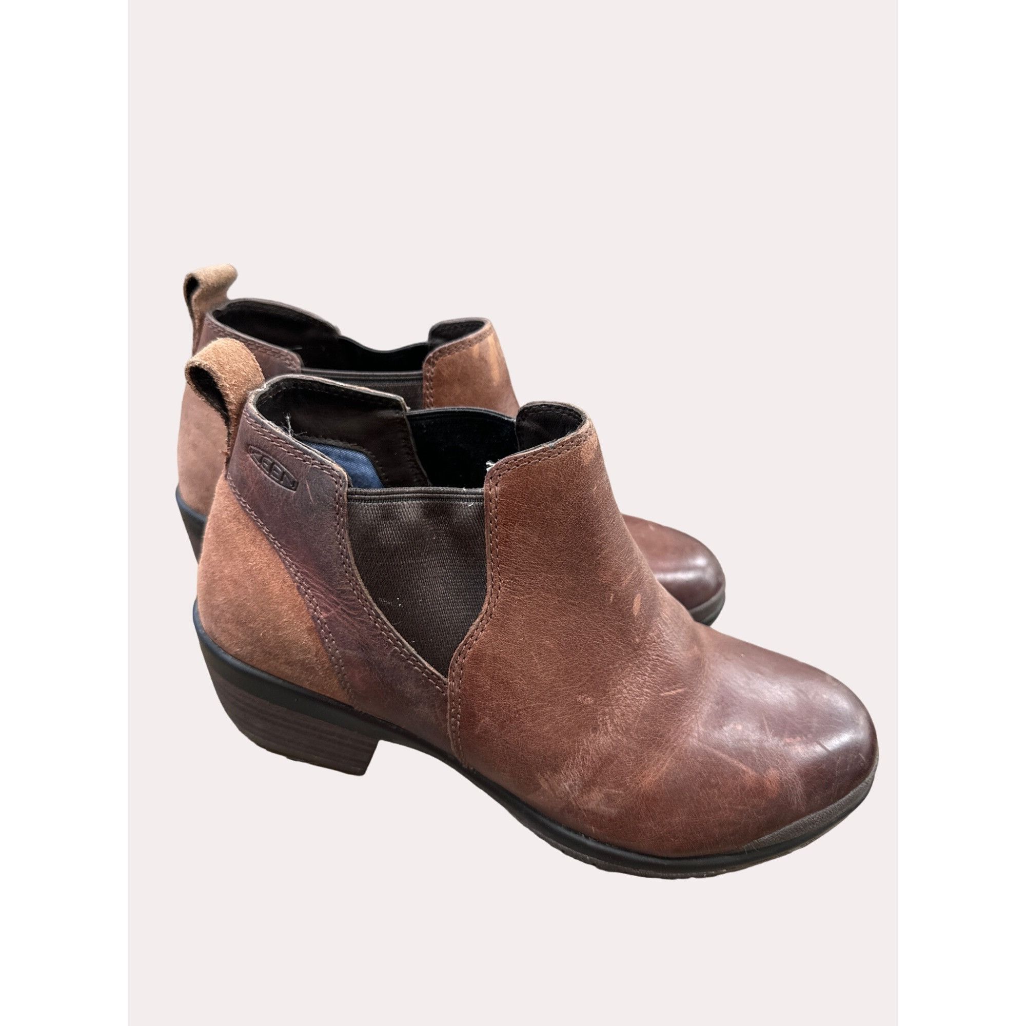 KEEN Keen women’s brown leather ankle boots shoes size 7 SKU 6174 Size US 7 / IT 37 - 6 Thumbnail