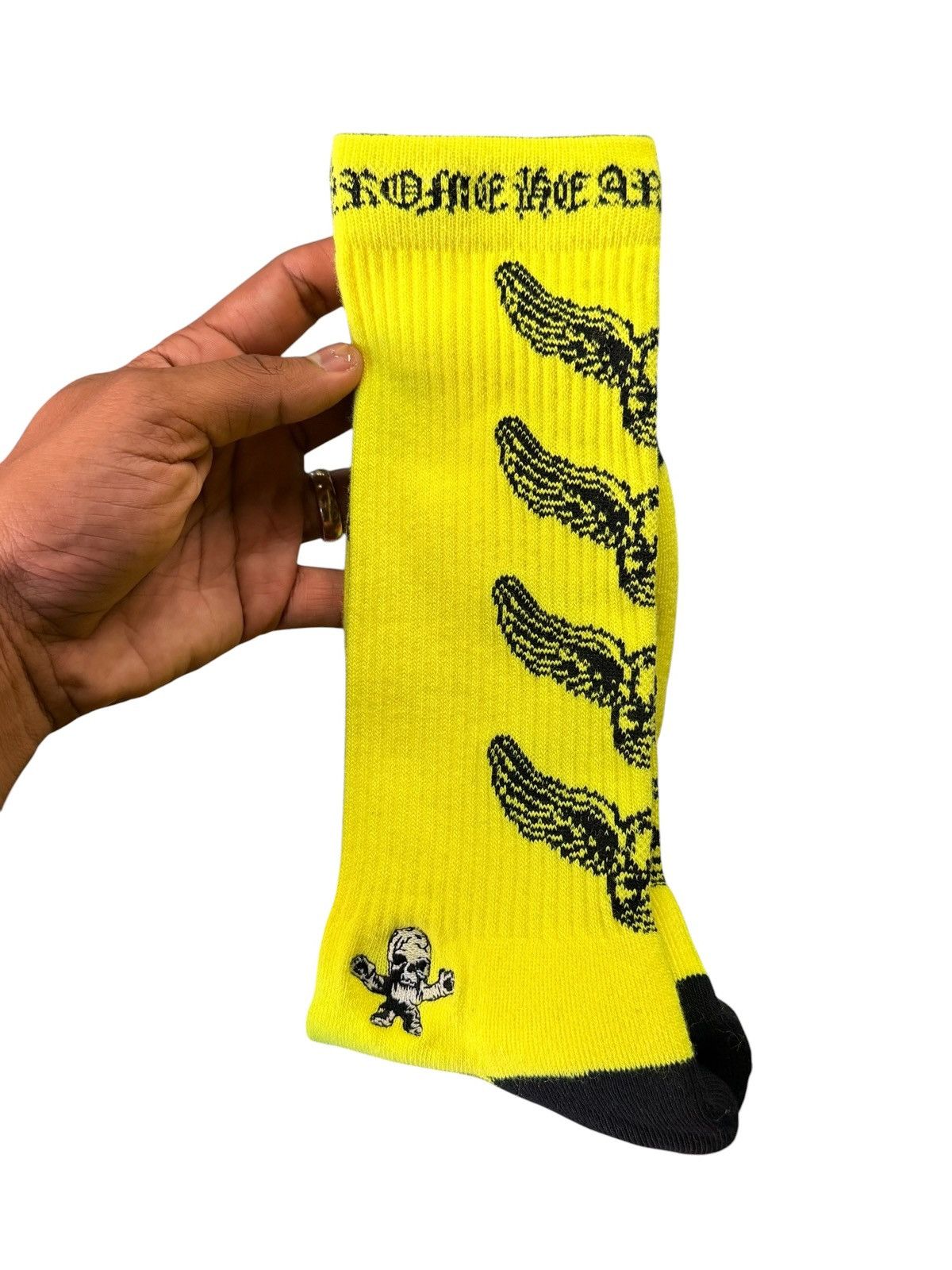 Chrome Hearts Chrome Heart Yellow Foti Sock Size ONE SIZE - 8 Thumbnail