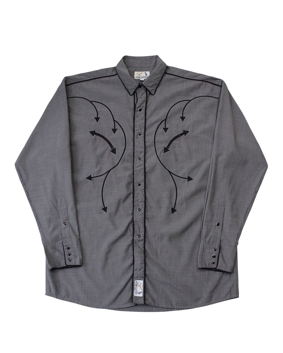 Panhandle Slim × Vintage 2000S PANHANDLE SLIM WESTERN SHIRT – “WIND MAP” EMBROIDERY Size US L / EU 52-54 / 3 - 1 Thumbnail