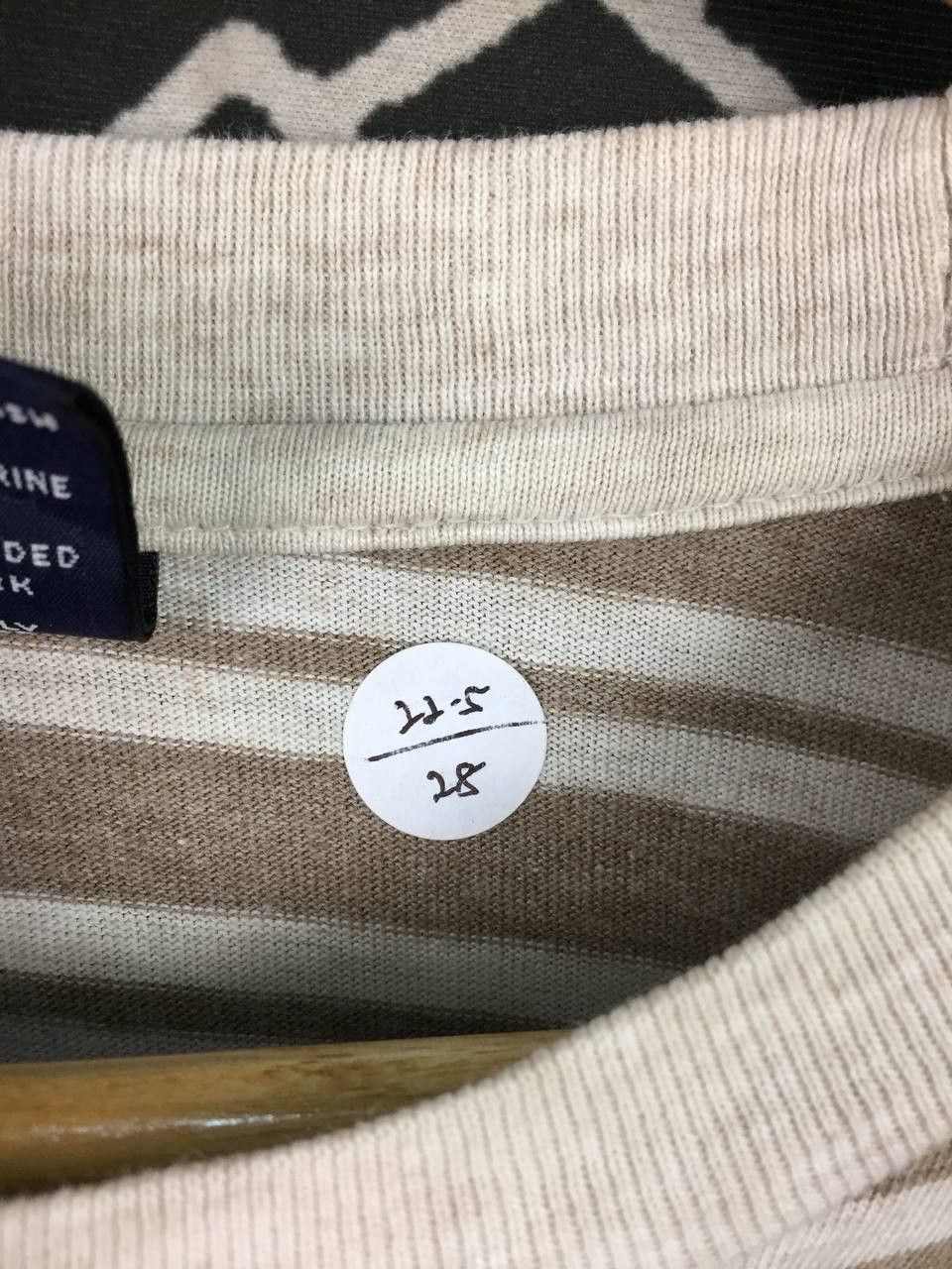 Gap Vtg GAP Striped Earth Tone Boho 90s Y2K Pocket Tee Size US M / EU 48-50 / 2 - 9 Thumbnail