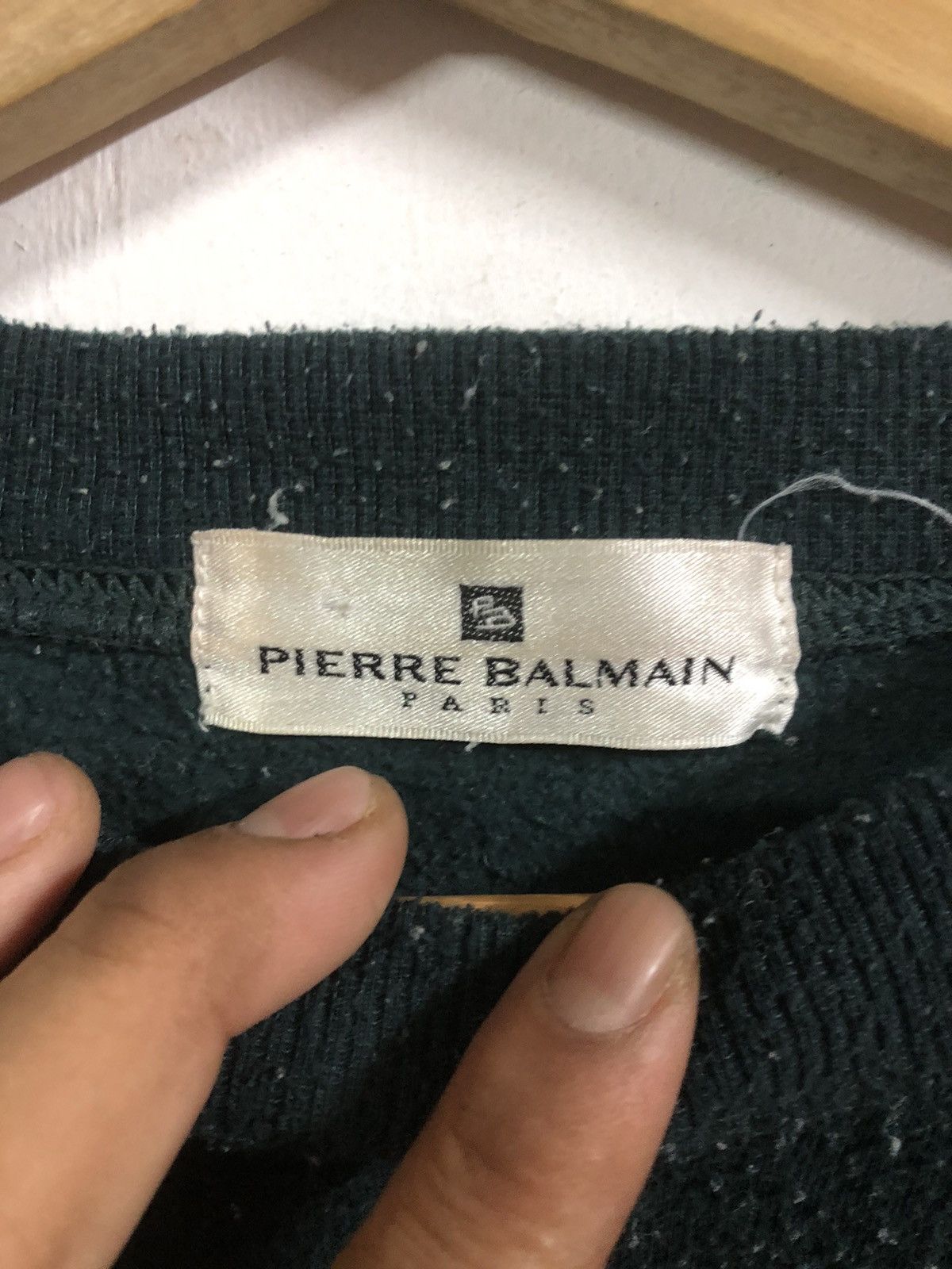 Pierre Balmain × Vintage Vintage Y2K Pierre Balmain Paris Sweatshirt Size US M / EU 48-50 / 2 - 3 Thumbnail