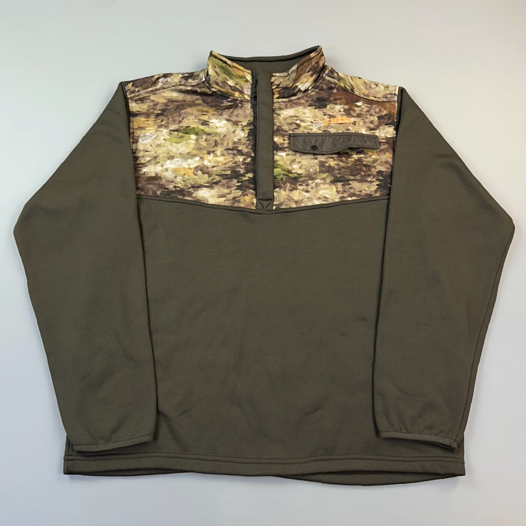 Habitat Habit Jacket Mens XL Raider Concealment Camo High Prairie 1/4 Snap Pullover Size US XL / EU 56 / 4 - 2 Thumbnail