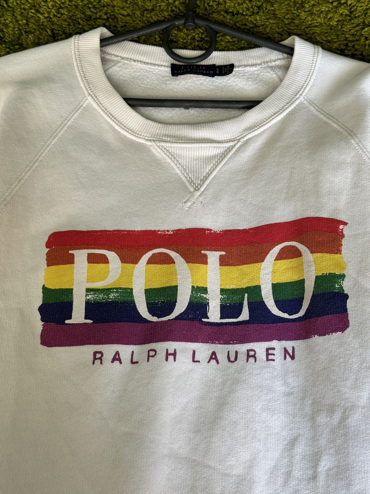 Polo Ralph Lauren × Ralph Lauren Polo Ralph Lauren rainbow big logo sweatshirt Size L / US 10 / IT 46 - 4 Thumbnail