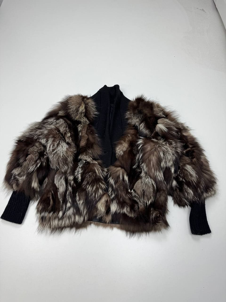 Vintage Vintage Real Fur Knit Trim Jacket, M, 2000s Size M / US 6-8 / IT 42-44 - 1 Thumbnail
