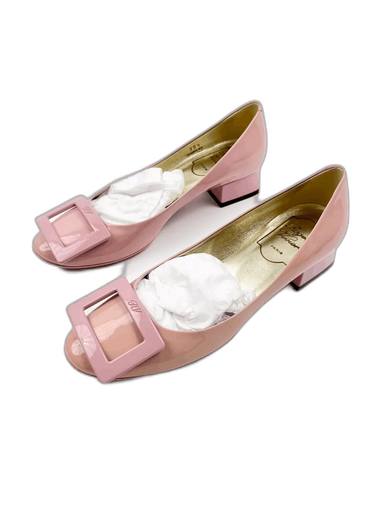 Roger Vivier Roger Vivier Pink Flat Shoes Size 35.5-yf Size US 5.5 / EU 38 - 1 Thumbnail