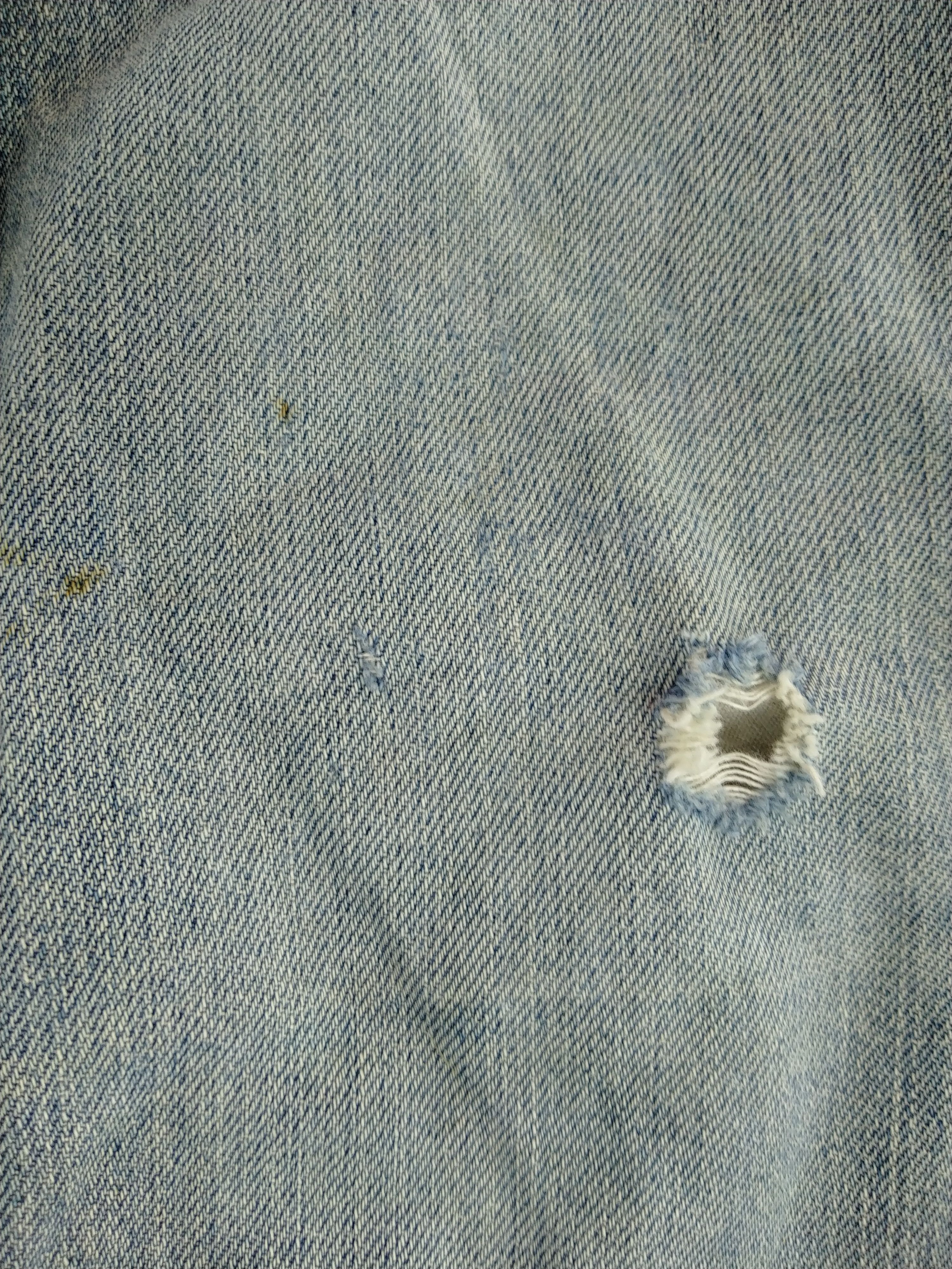Levi's Blue Distressed Vintage Levi's 501 34x30.5 Denim -JN342 Size US 34 / EU 50 - 14 Thumbnail