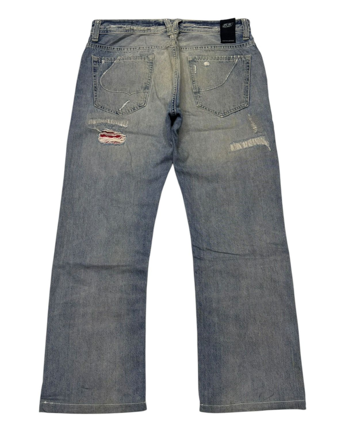 55DSL × Diesel 🔥VINTAGE 55DSL DISTRESSED DENIM JEANS Size US 33 - 2 Thumbnail